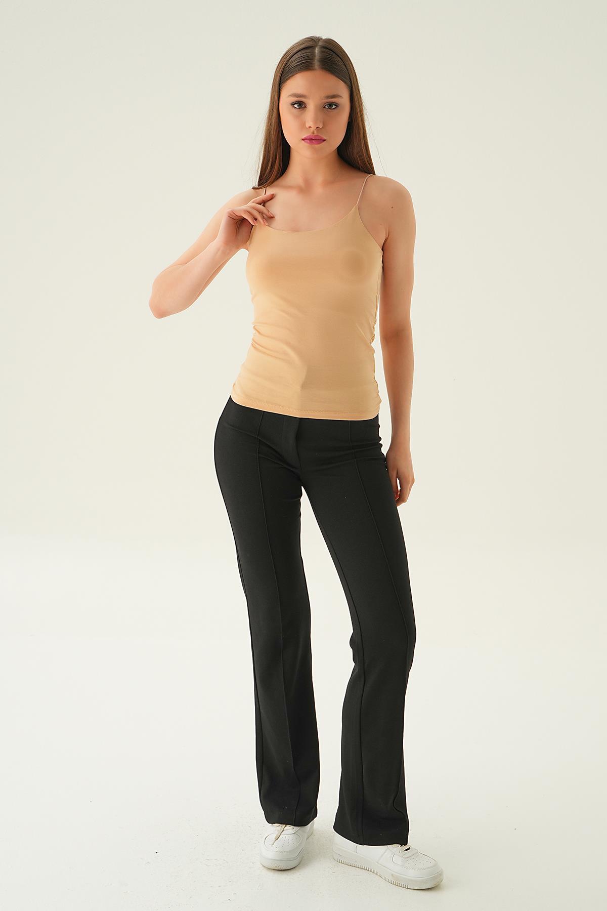 Bej Askılı Uzun Atlet 848 - 2