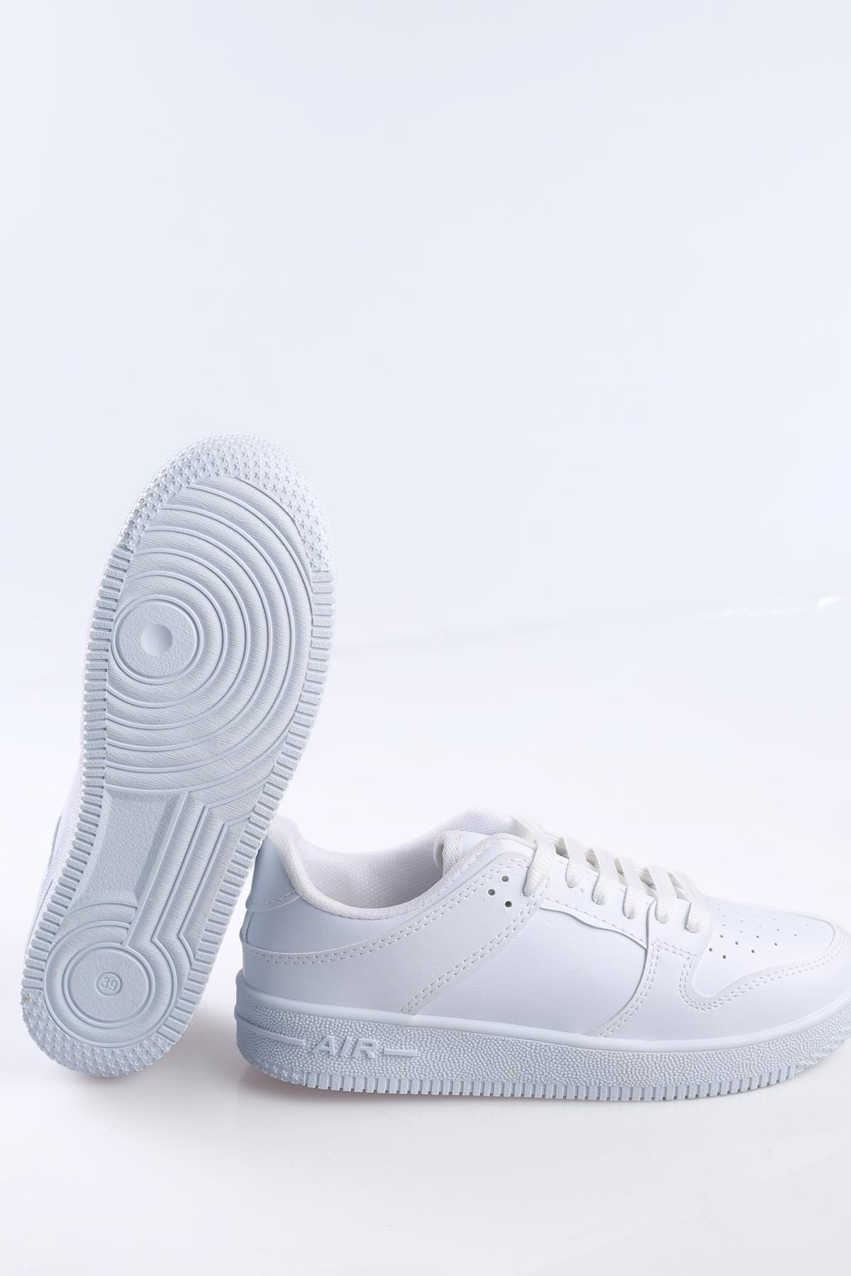 Beyaz Spor Ayakkabı 8585 - 4