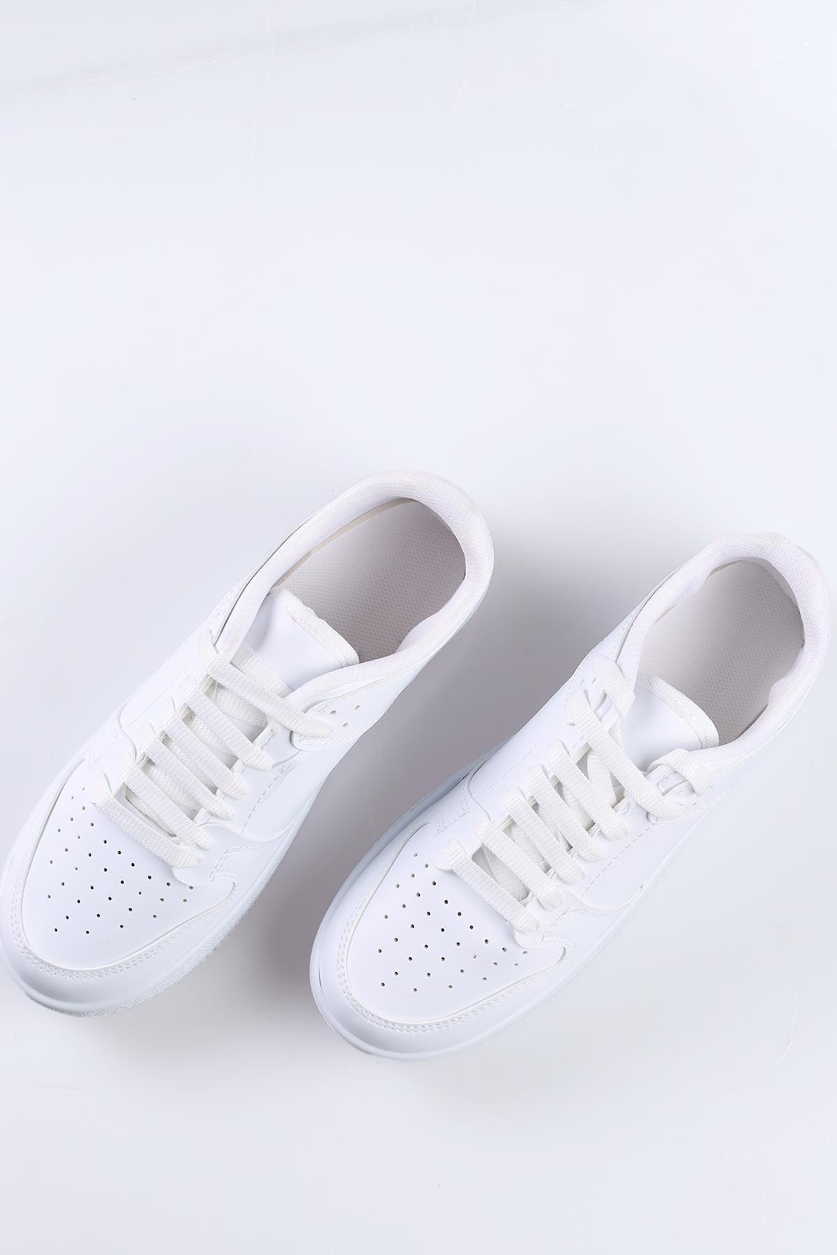 Beyaz Spor Ayakkabı 8585 - 5
