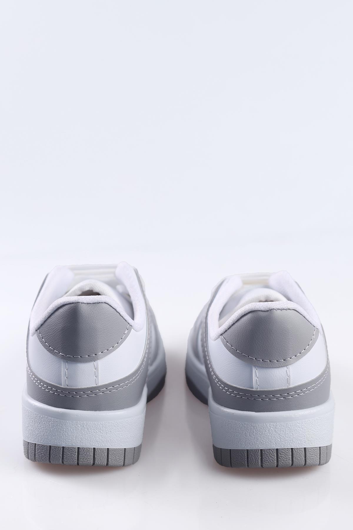 Gri Spor Ayakkabı 8585 - 8