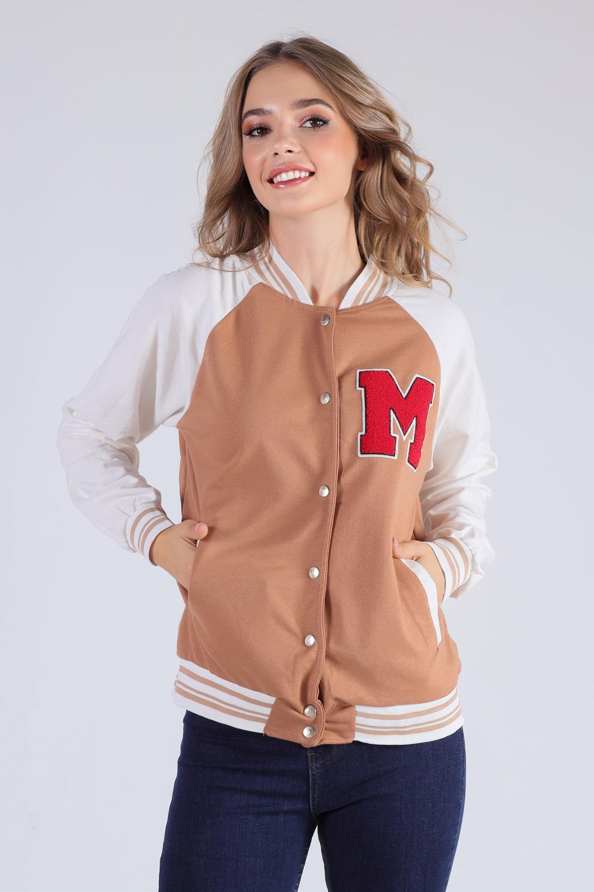 Bisküvi M Baskı Kolej Ceket 8831 - 1