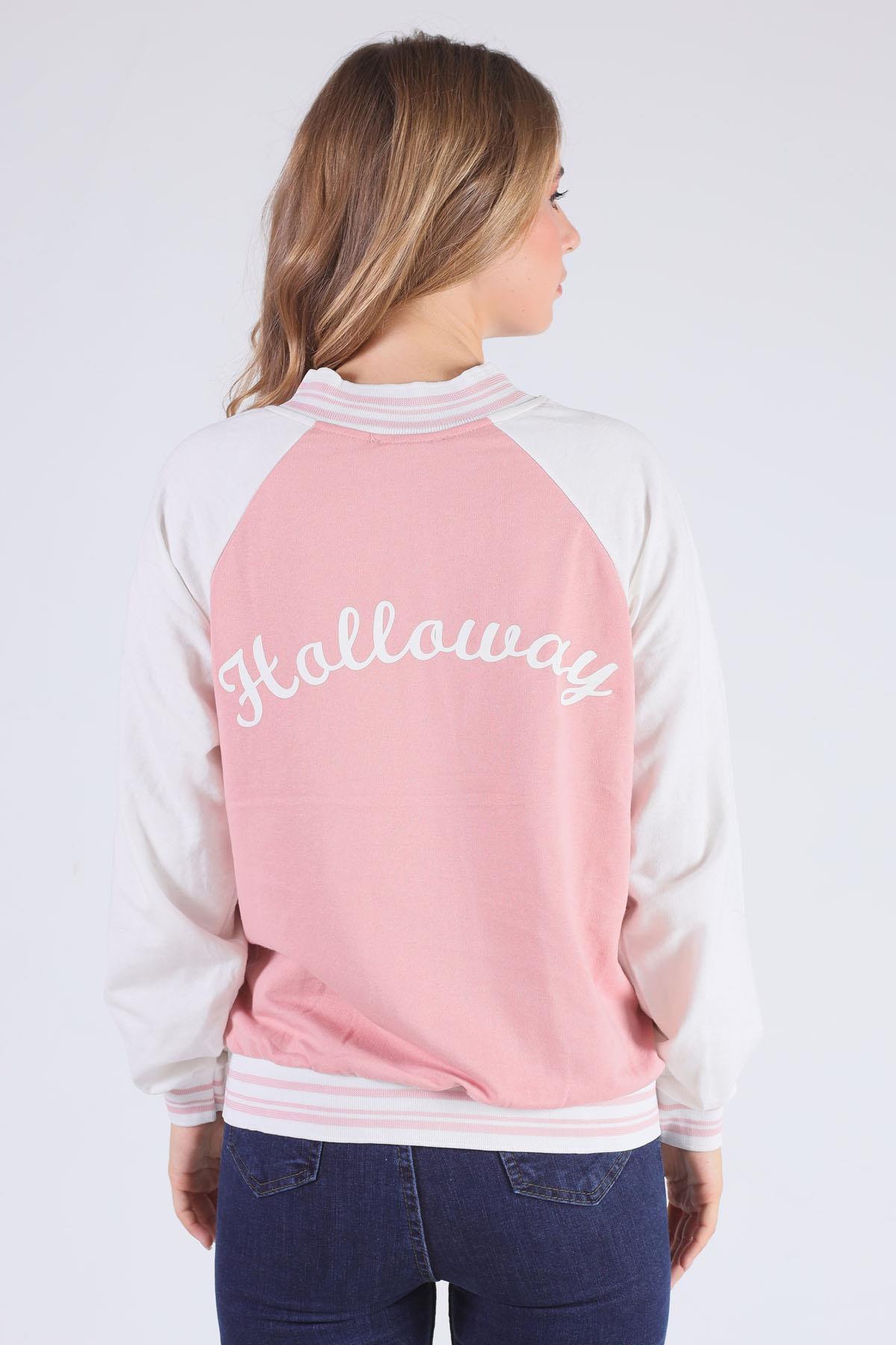 Pudra M Baskı Kolej Ceket 8831 - 3