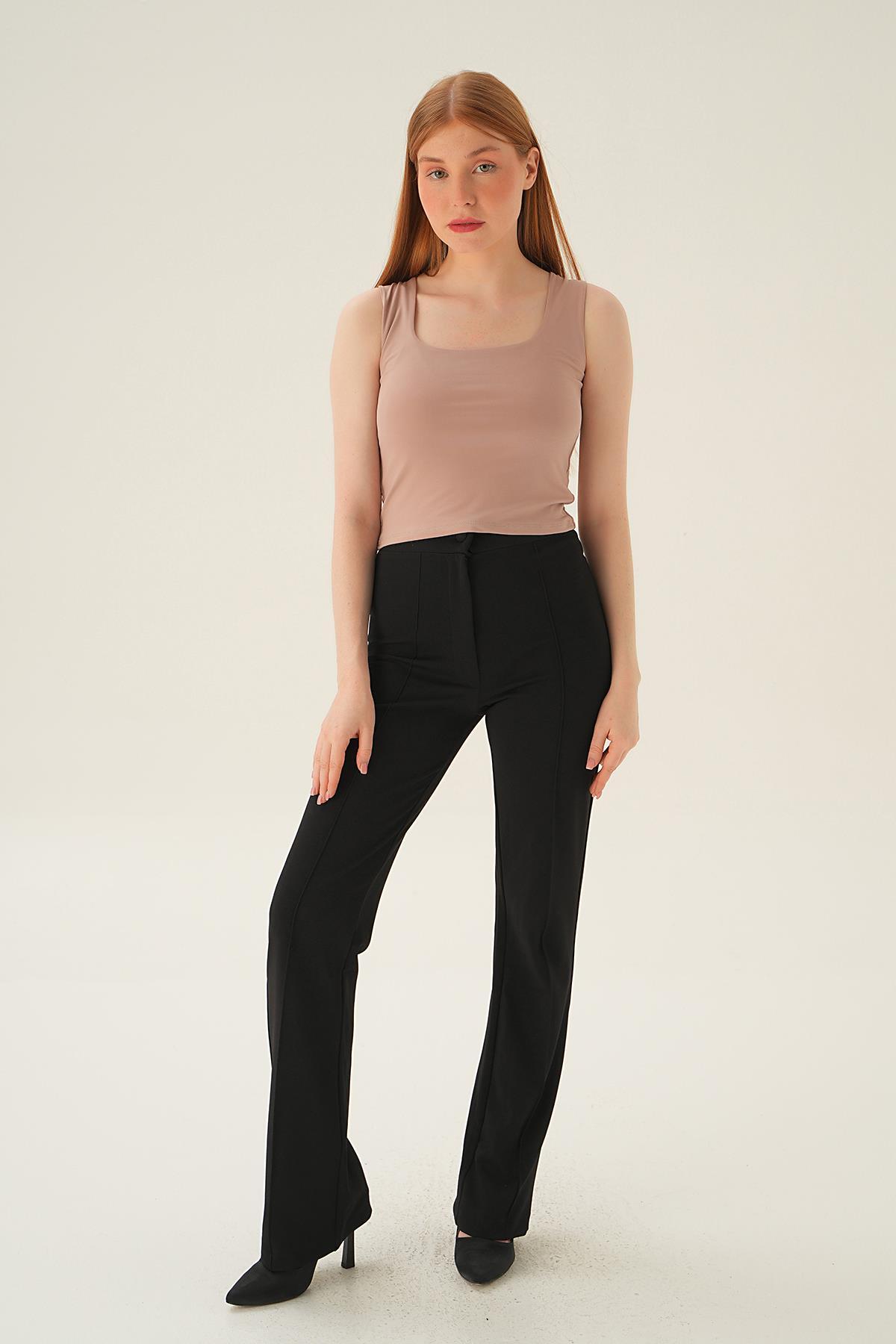 Vizon Kare Yaka Bluz 8876 - 5