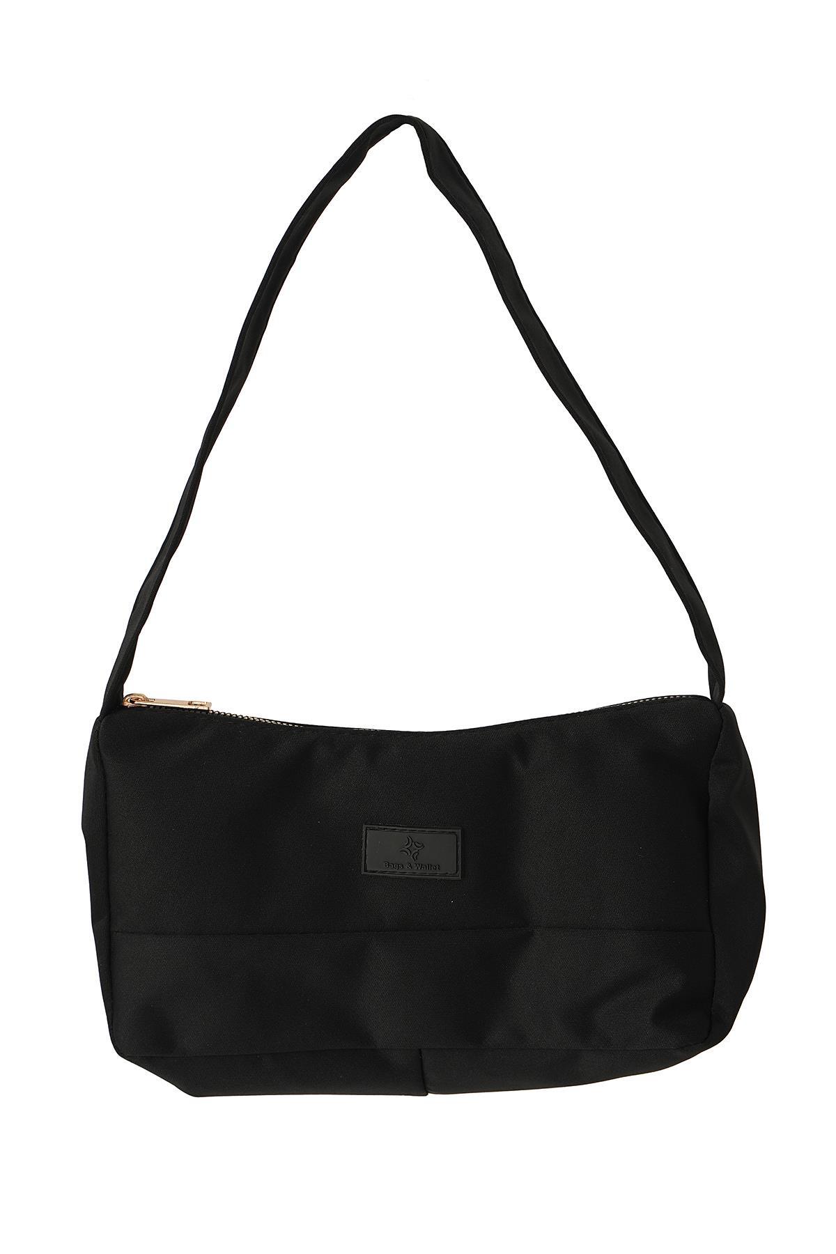 Siyah Arma Detay Çanta 9002 