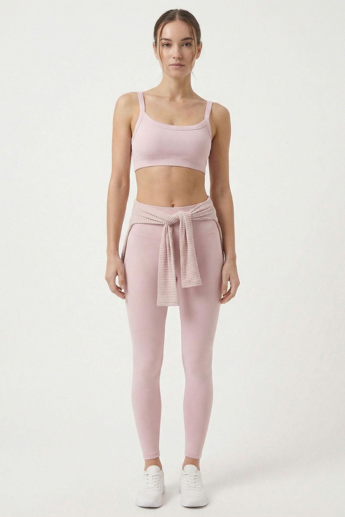 9010 Askılı Bustiyer Pembe - 2