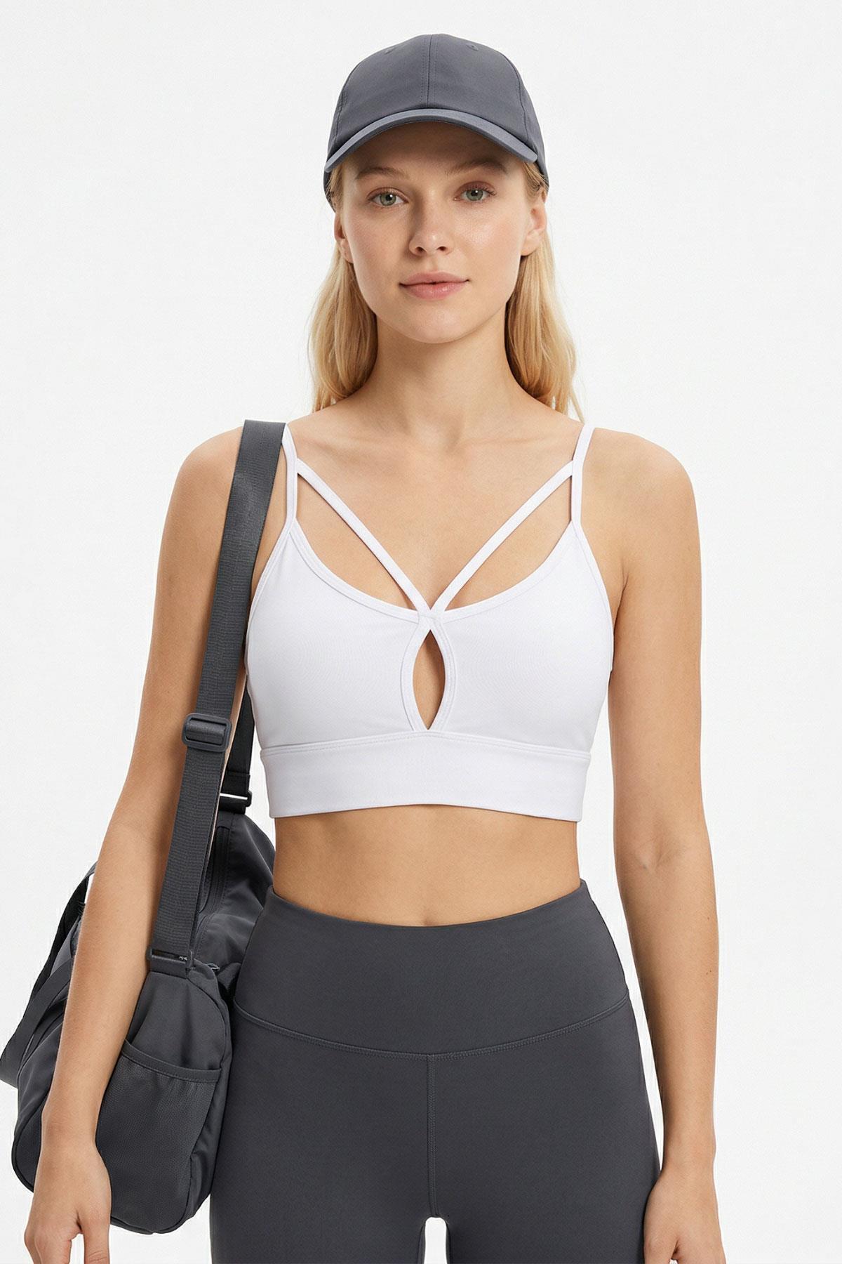 9028 Damla İp Askılı Bustiyer Beyaz - 2