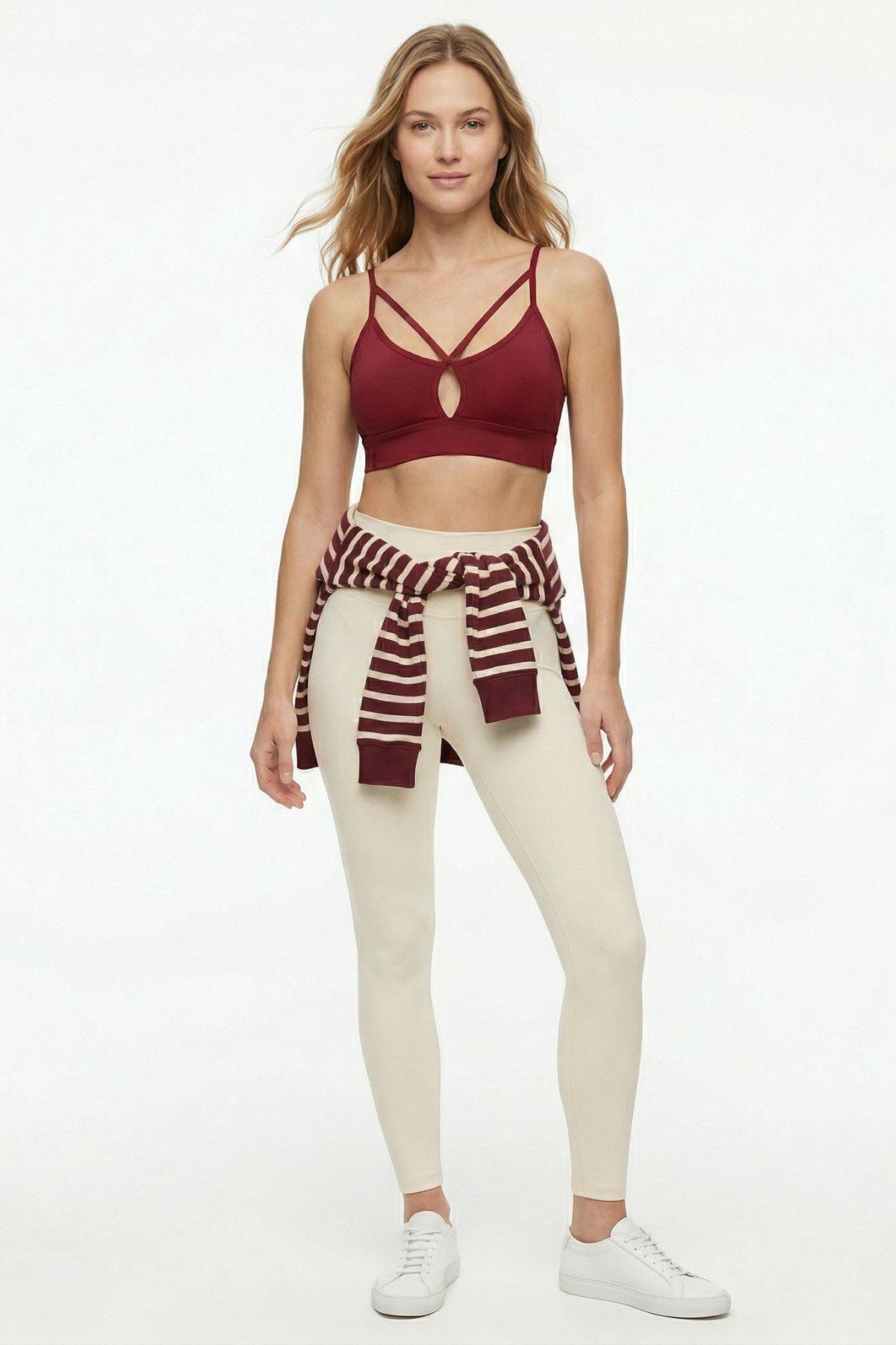 Bordo Damla İp Askılı Bustiyer 9028 - 3