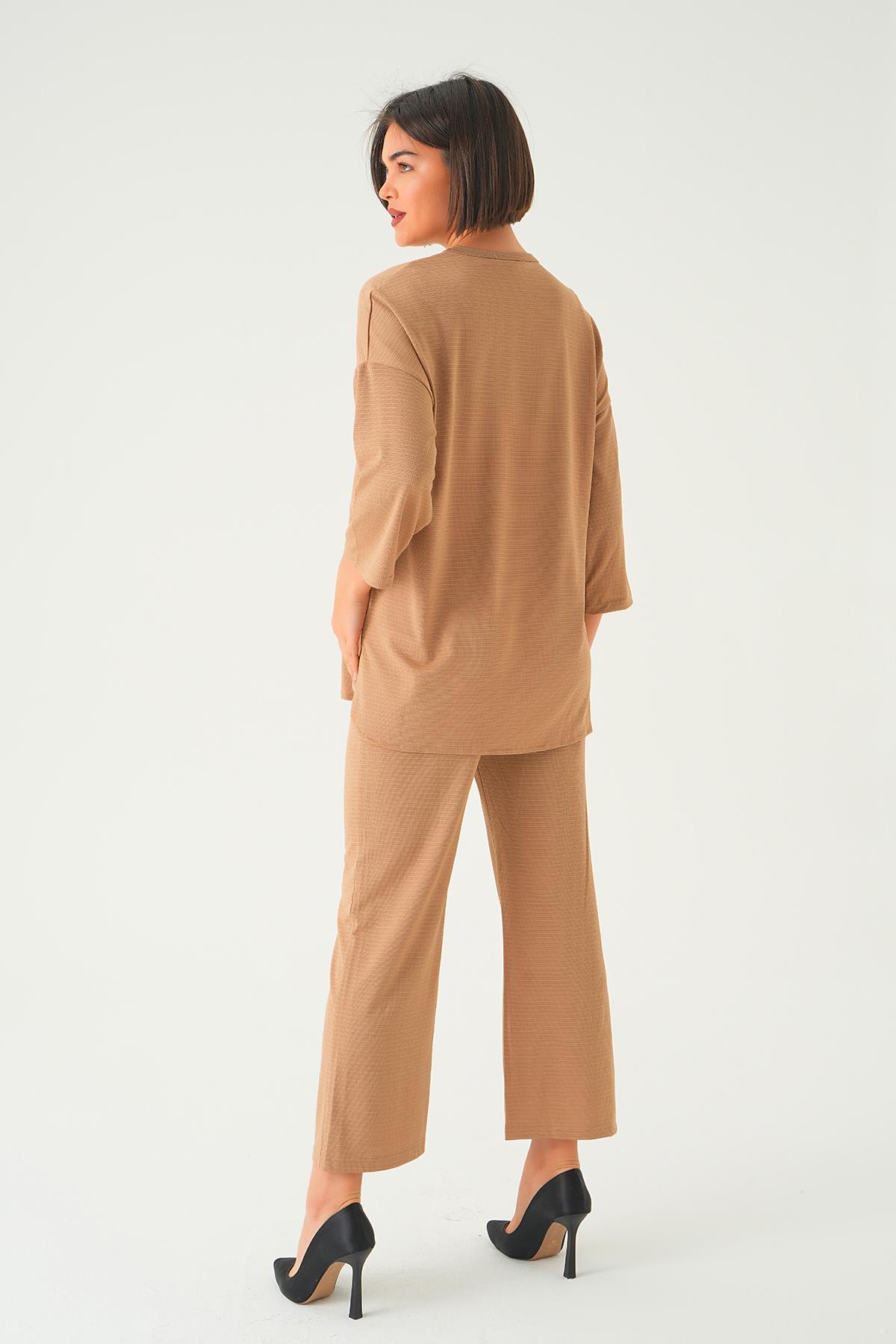 Vizon Bisiklet Yaka Pantolon Takım 9028M - 4