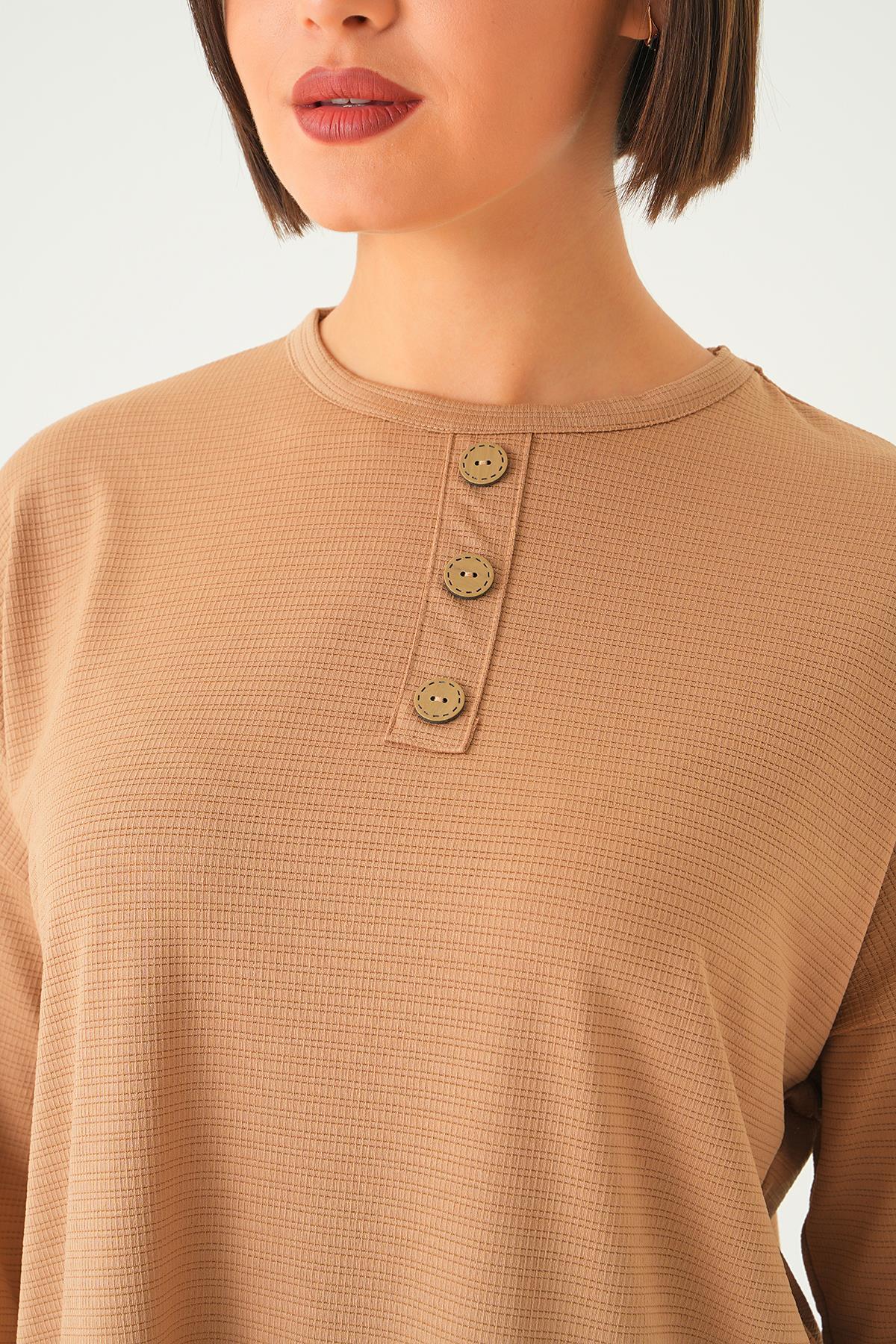 Vizon Bisiklet Yaka Pantolon Takım 9028M - 5