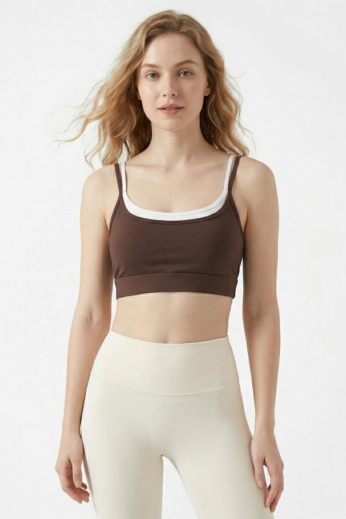 Kahve Çift Renk Bustiyer 9033 - 1