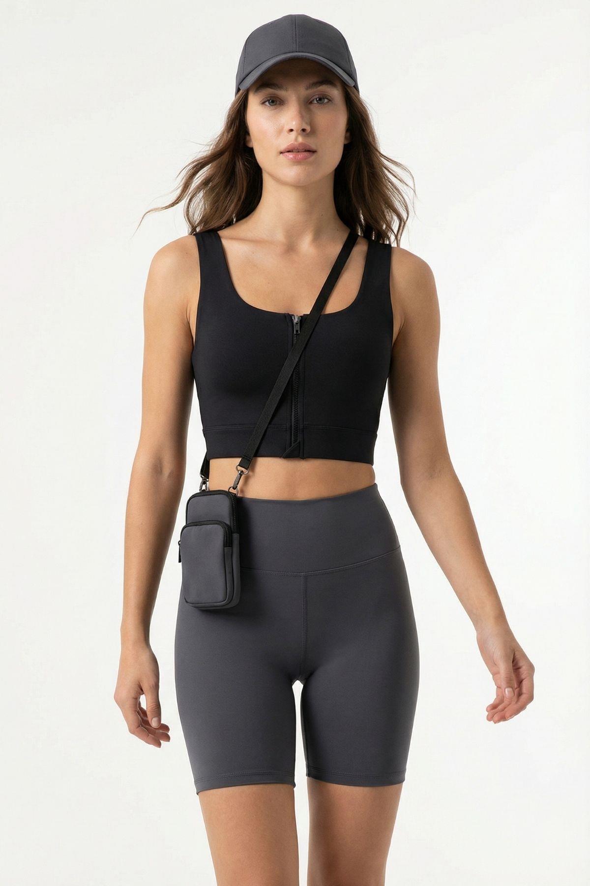 Siyah Fermarlı Kaplı Bustiyer 9039 - 1