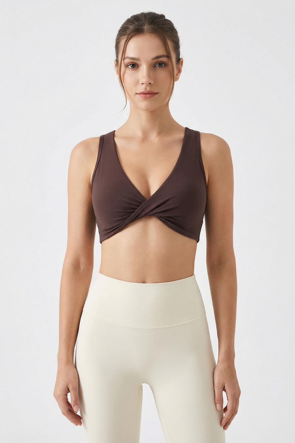 9047 Düğümlü Bustiyer Kahve - 3