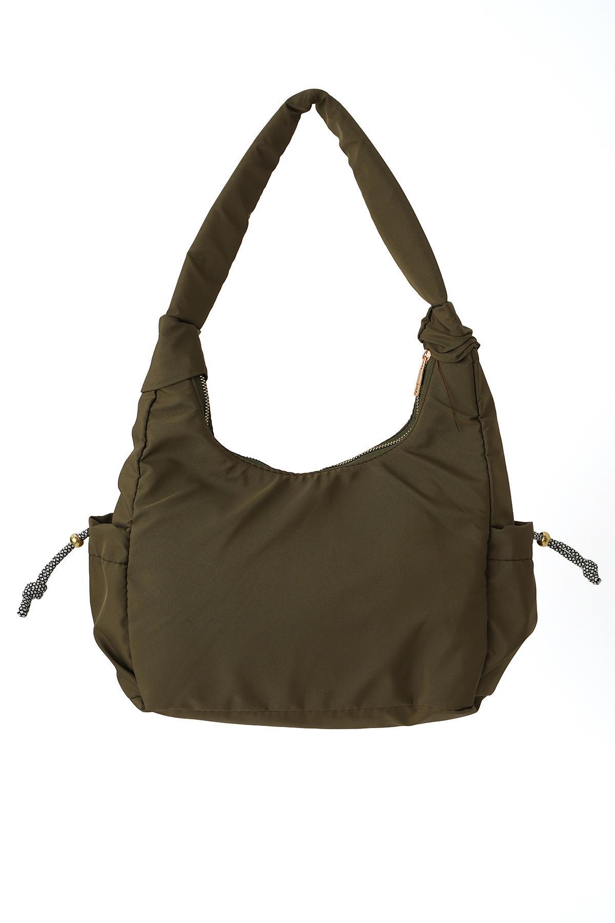 9053 Yan Çep Detay Çanta Haki - 2