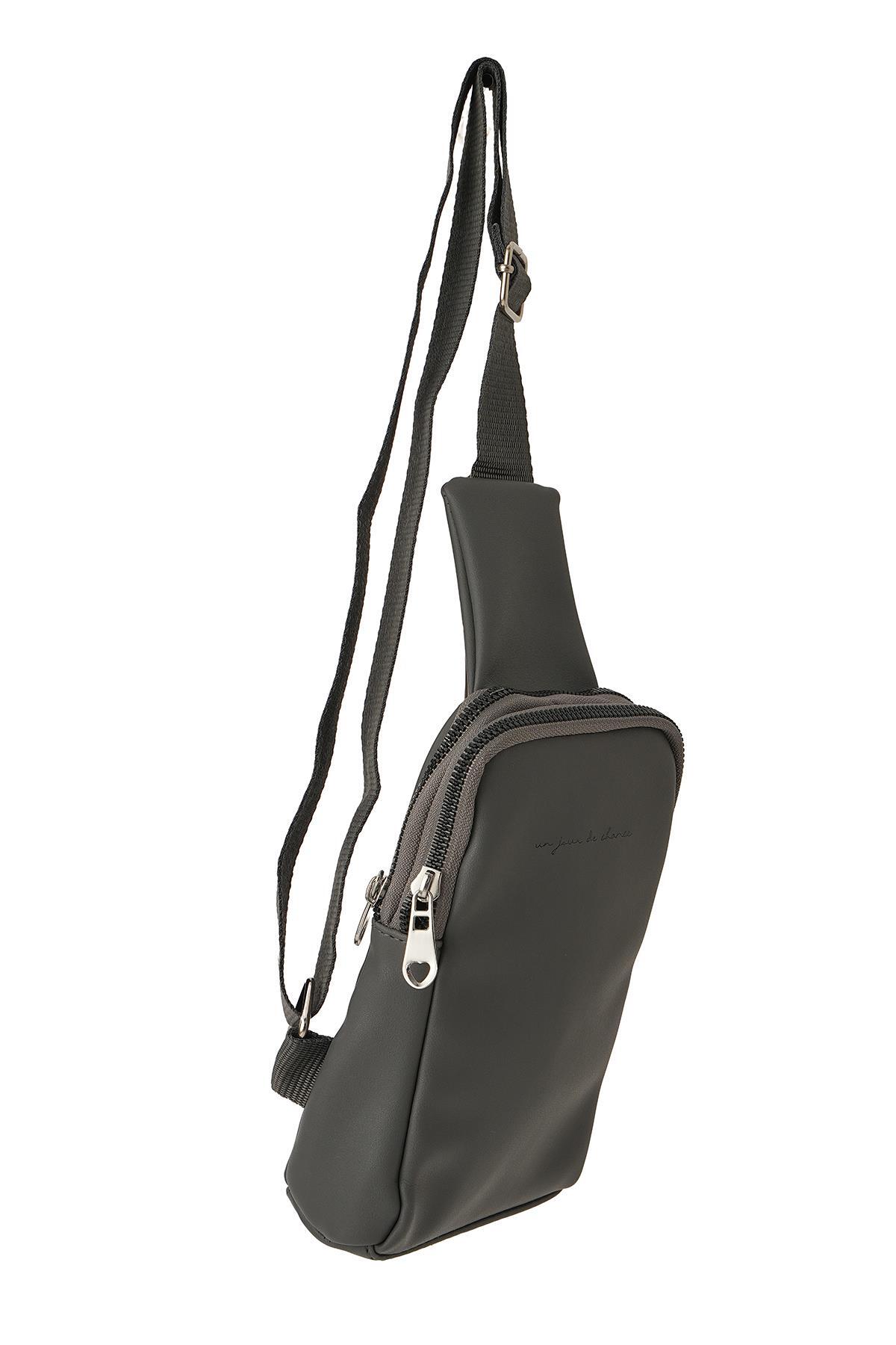 Füme Çapraz Sırt Çantası 9085 - 2