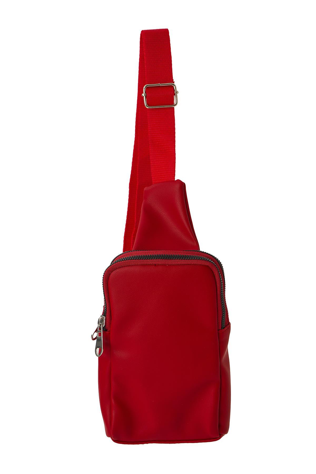 9085 Çapraz Sırt Çantası Kırmızı - 1