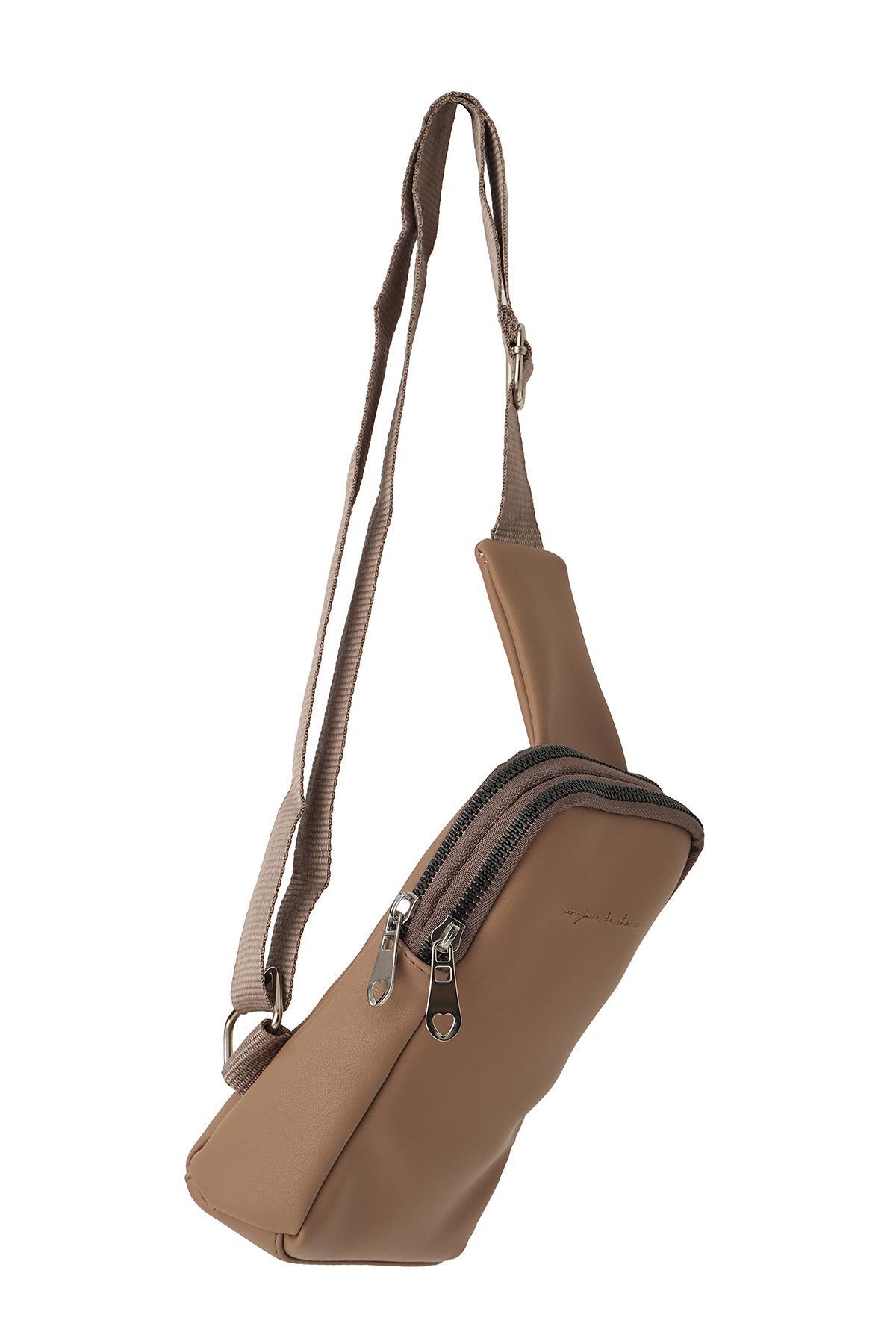 9085 Çapraz Sırt Çantası Vizon - 2