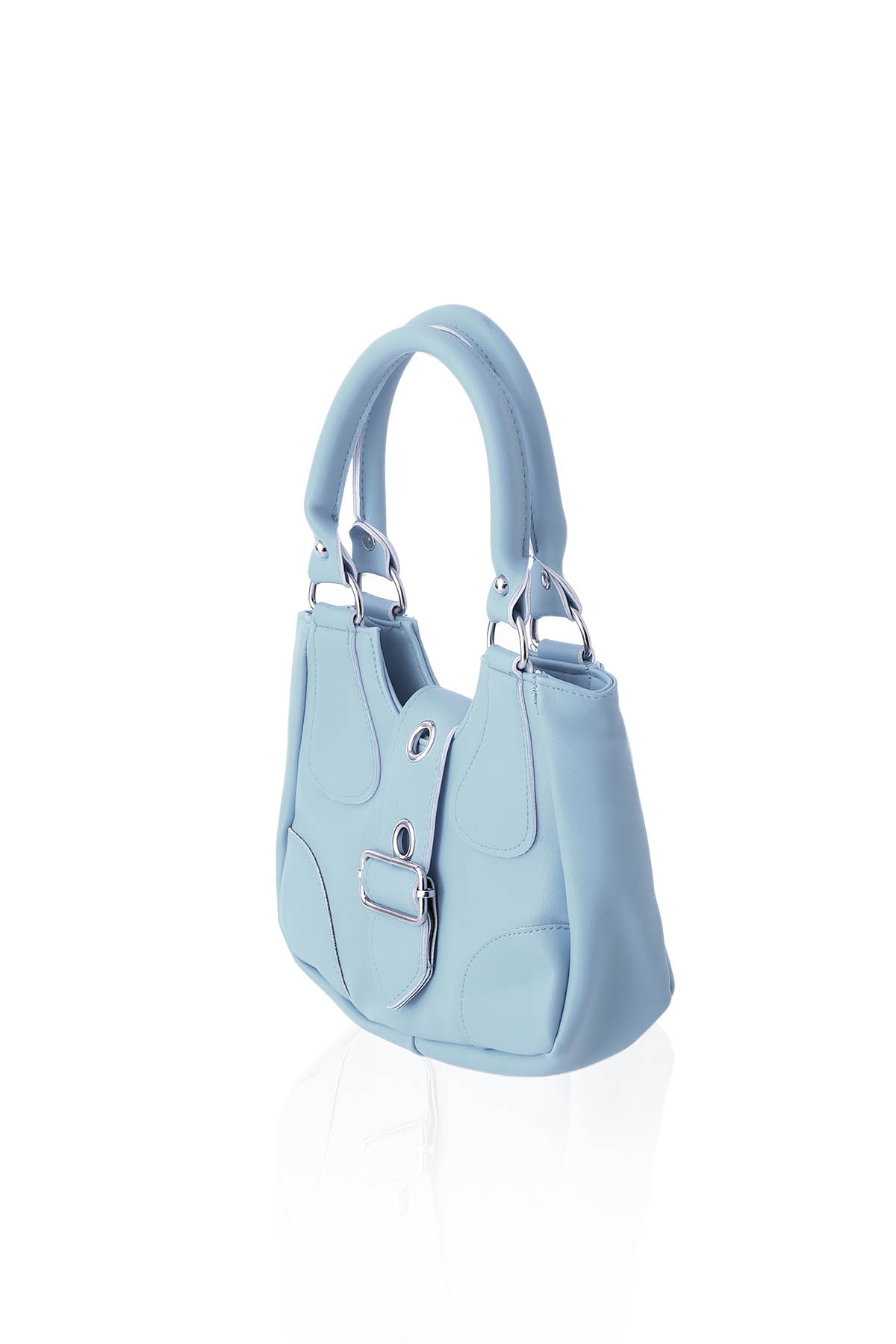 9090 Tokalı Çanta Mavi - 3