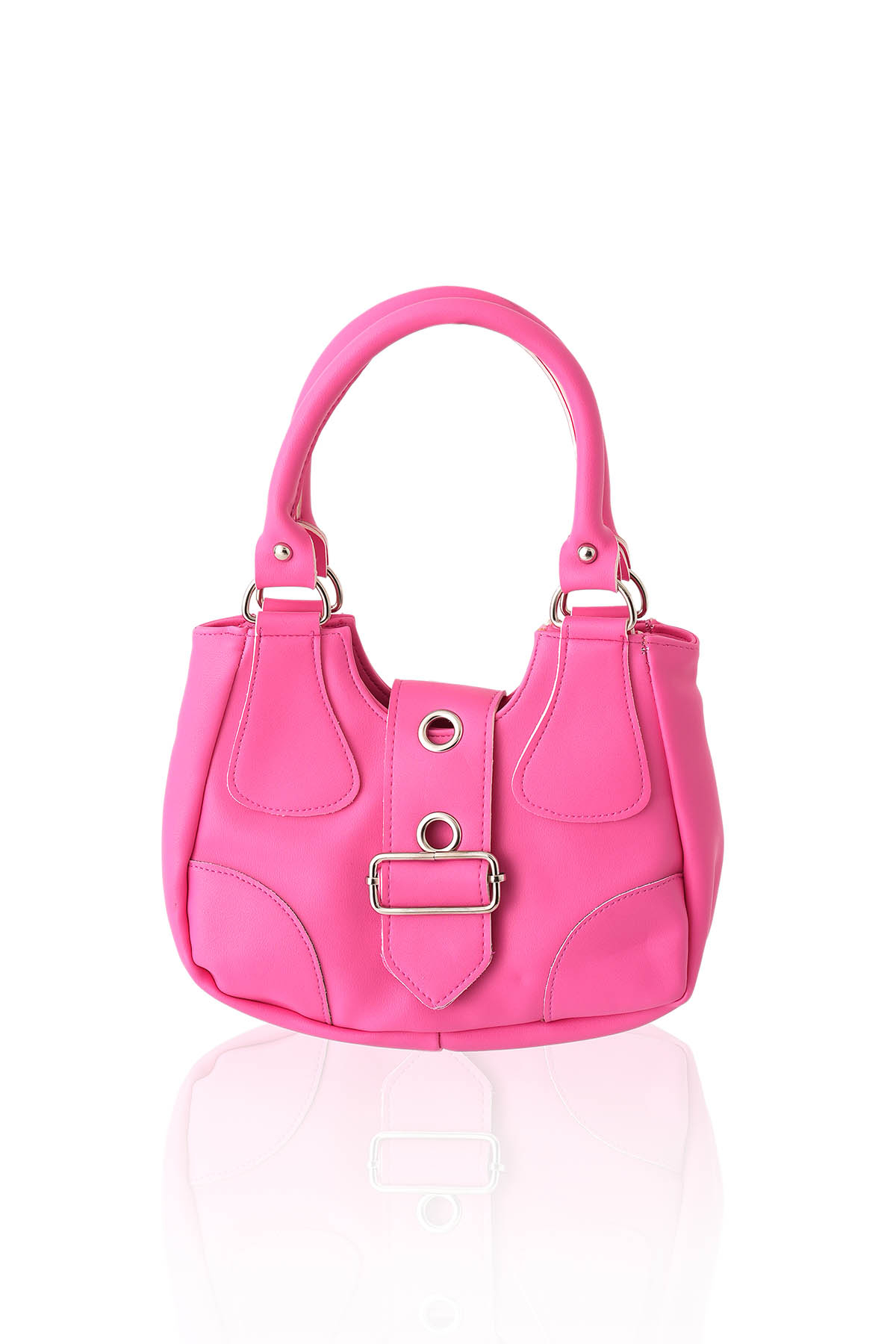 Pembe Tokalı Çanta 9090 - 1