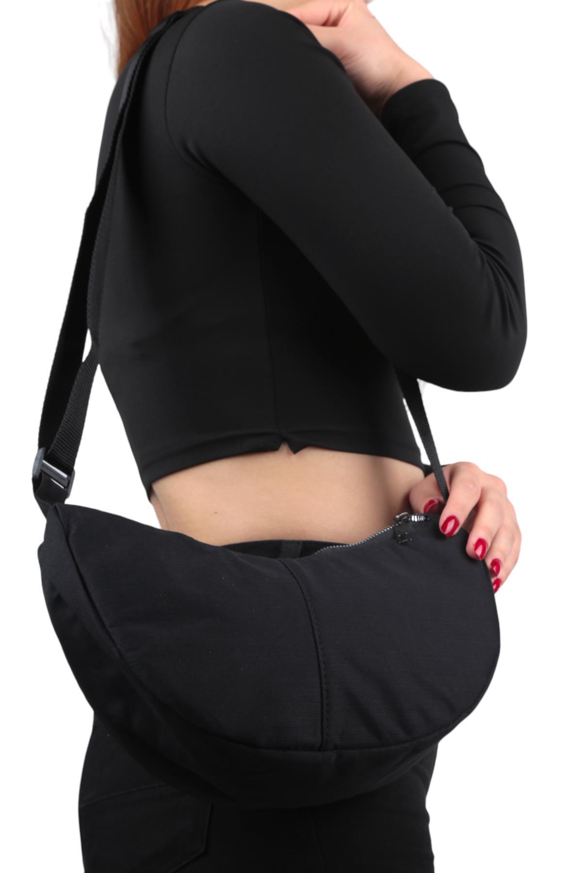 Siyah Baget Çanta 9124 - 3