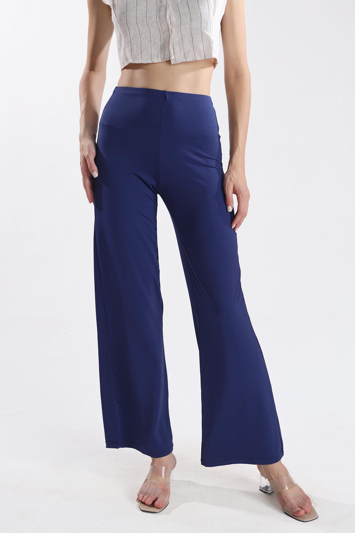 Laci Bel Lastikli Bol Paça Pantolon 9138M - 3