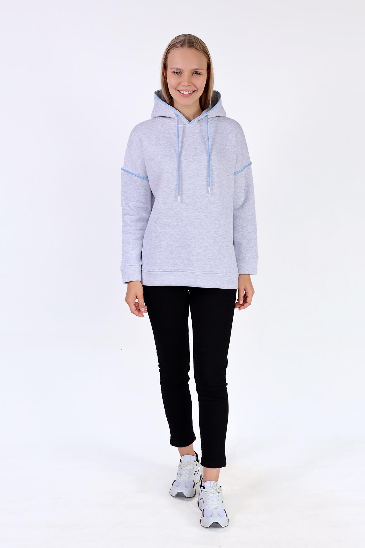 Karmelanj Kroşat Detay Sweat 9143M 