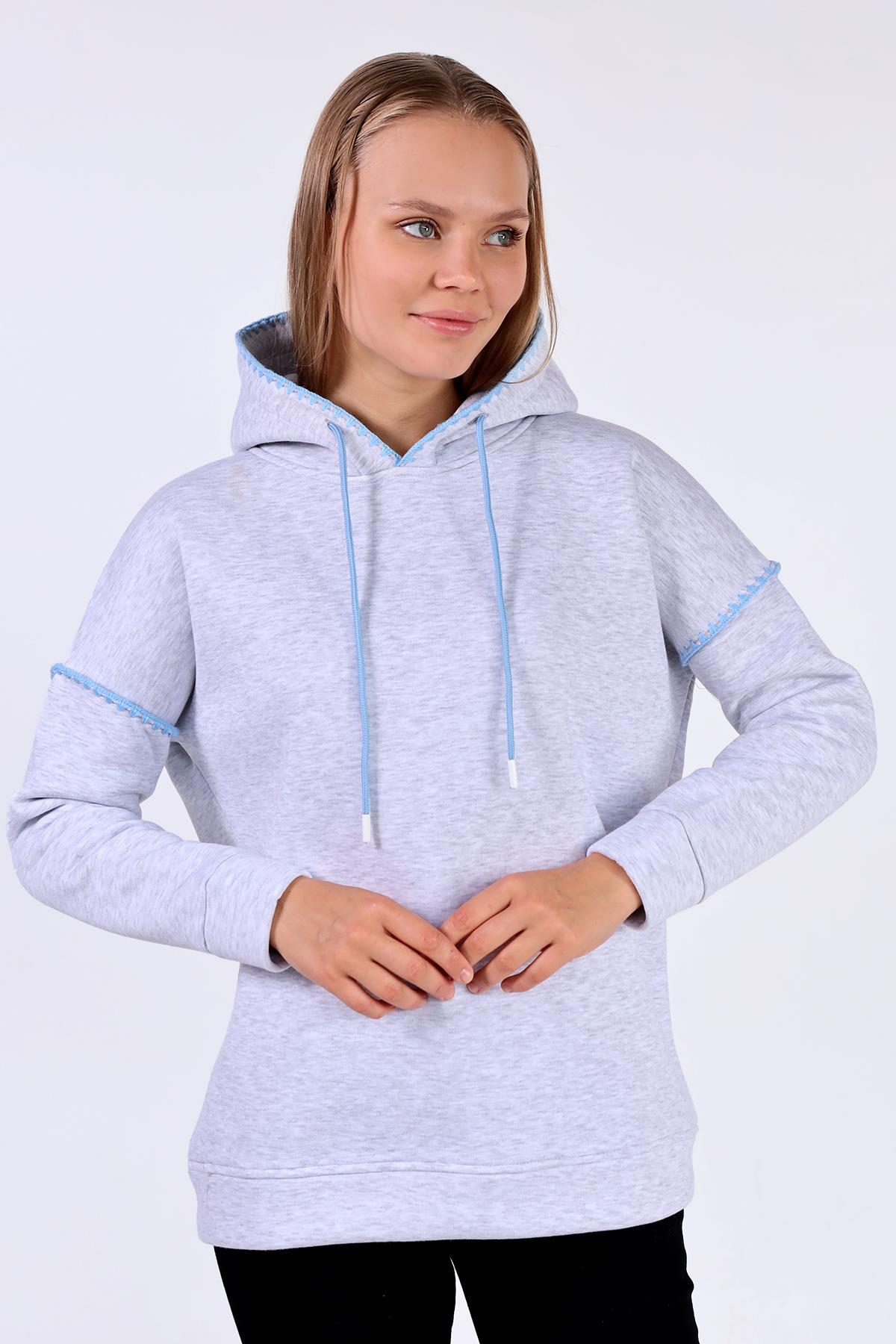 Karmelanj Kroşat Detay Sweat 9143M - 2