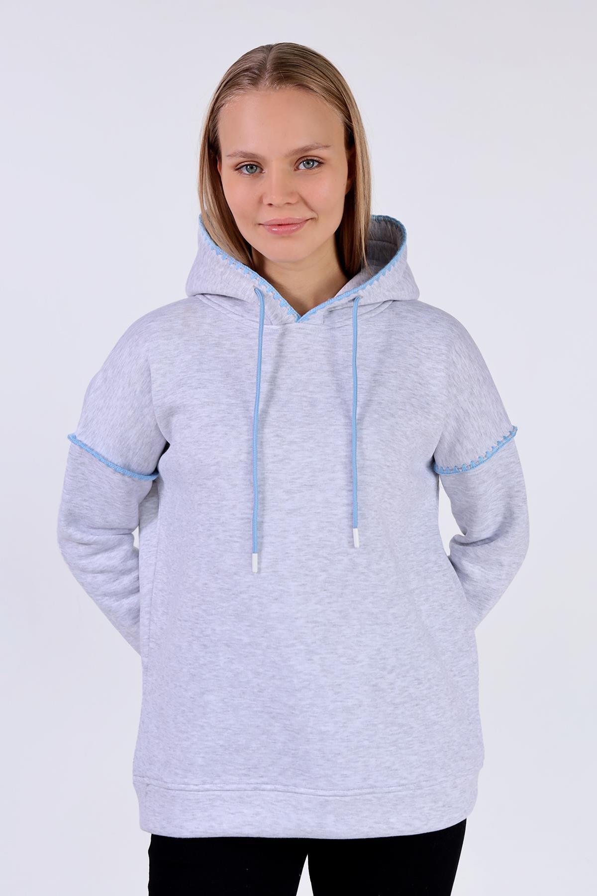 Karmelanj Kroşat Detay Sweat 9143M - 3