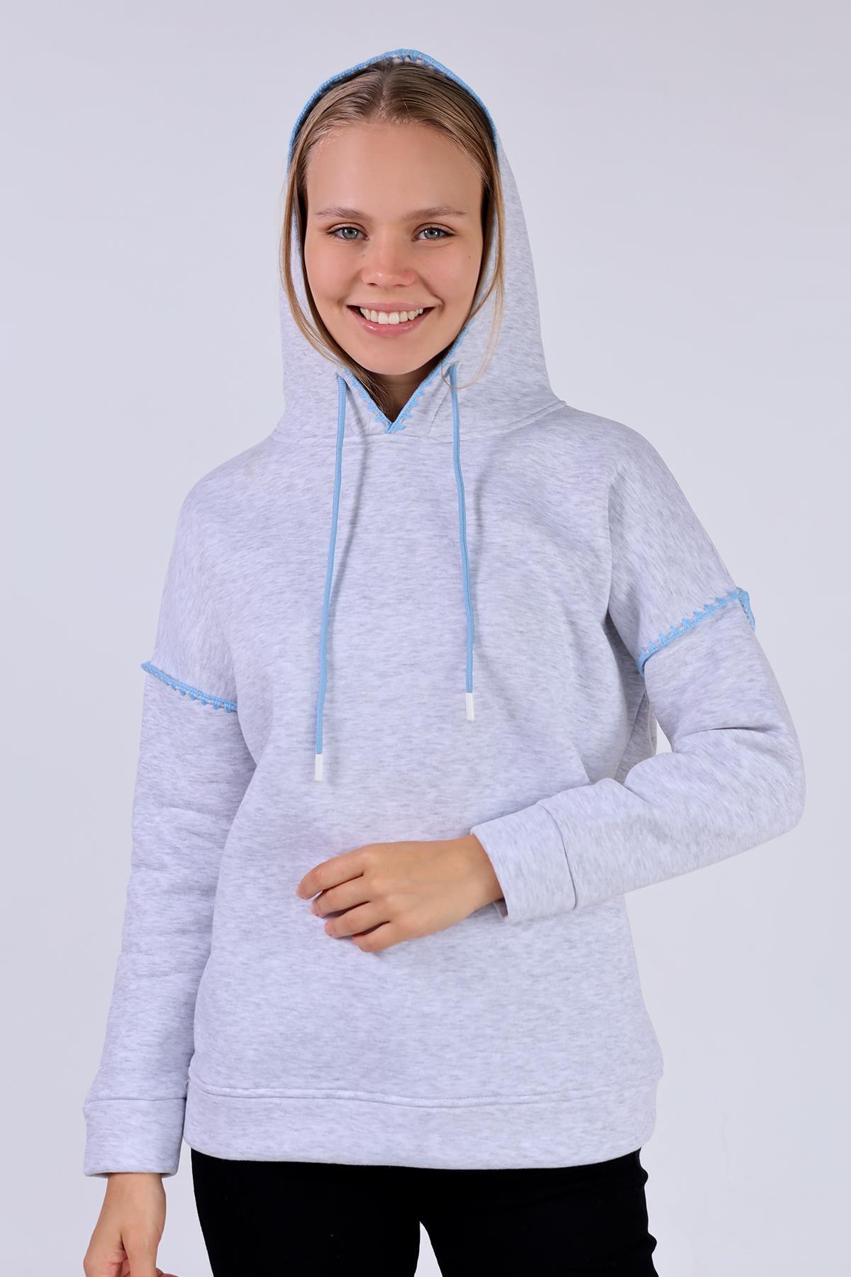 Karmelanj Kroşat Detay Sweat 9143M - 4