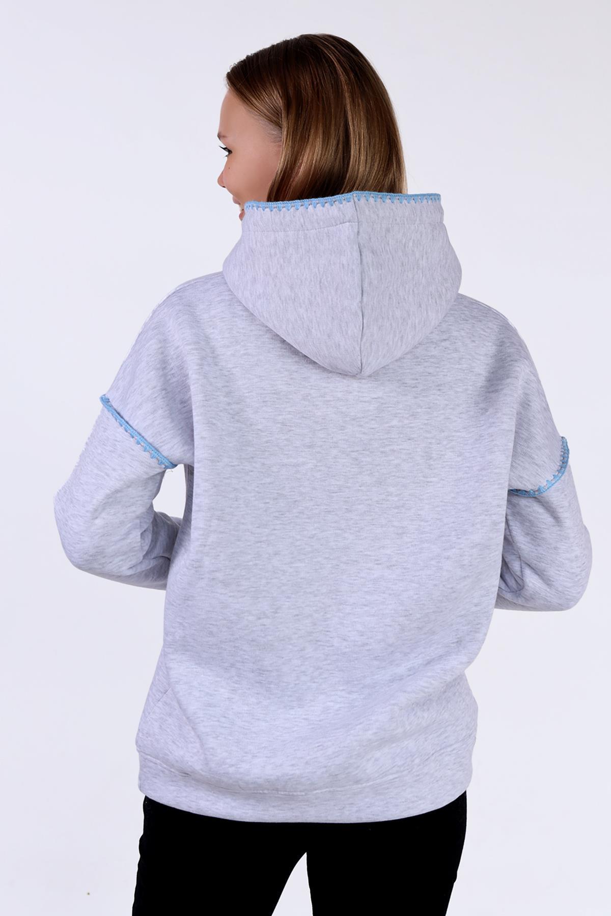 Karmelanj Kroşat Detay Sweat 9143M - 5