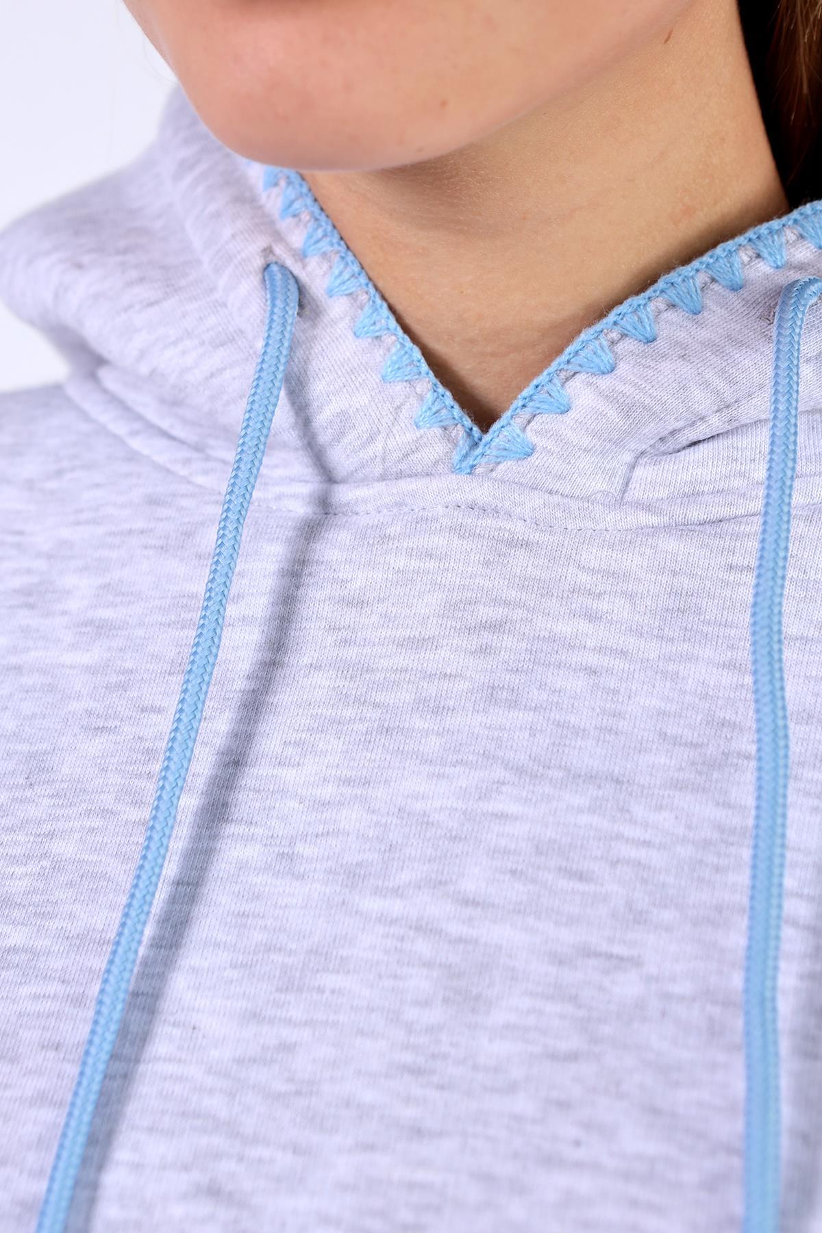 Karmelanj Kroşat Detay Sweat 9143M - 6