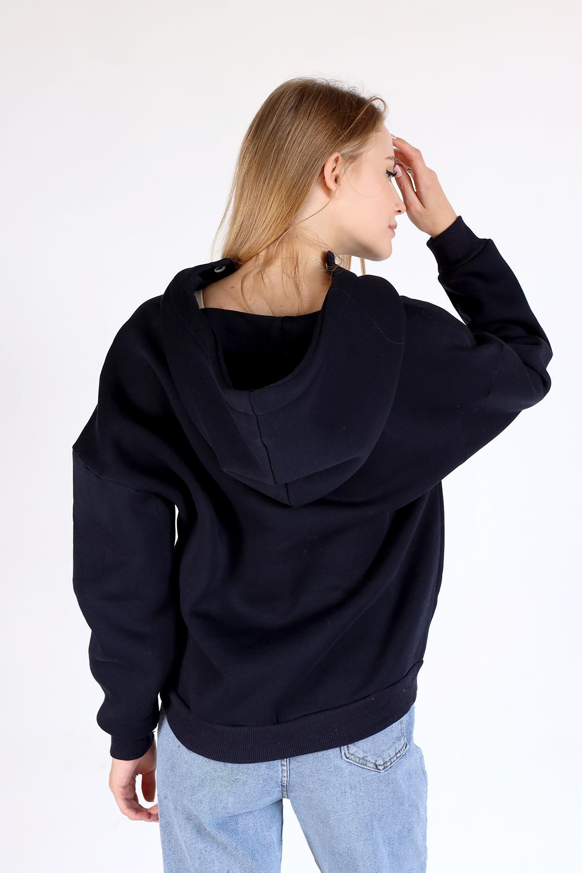 Laci Yaka Kuşgözü Detay Sweat 9145M - 4