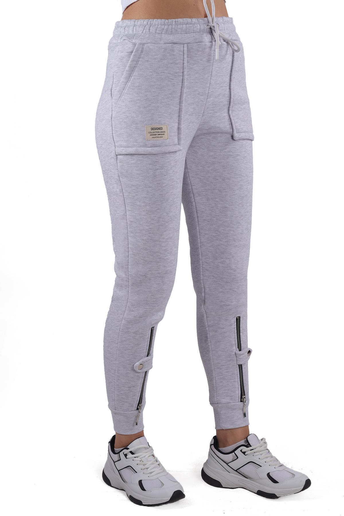 Karmelanj Paça Fermuar Detay Eşofman 9146M - 3