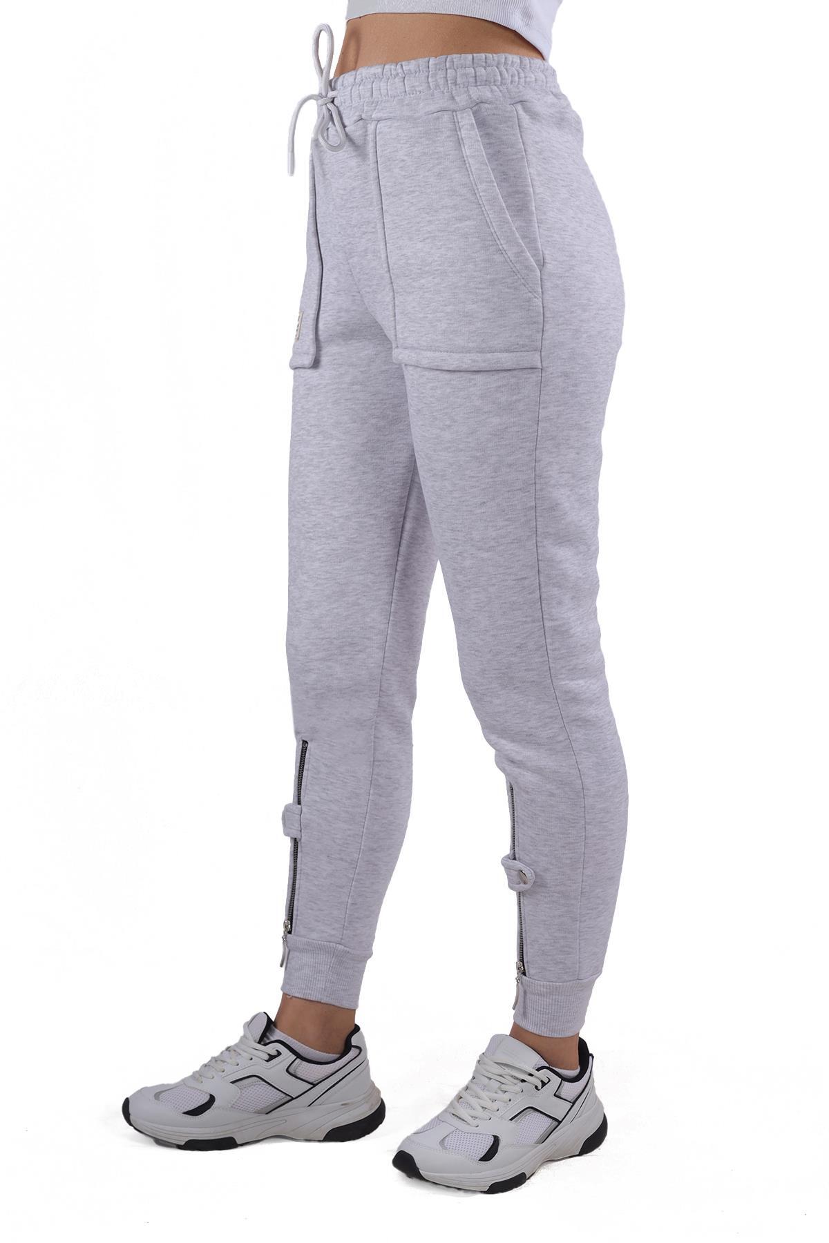 Karmelanj Paça Fermuar Detay Eşofman 9146M - 6