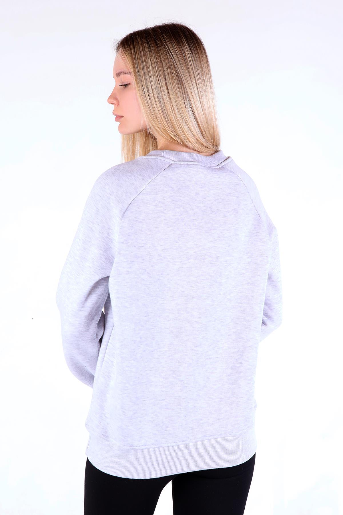 Karmelanj Whıte Fox Baskı Sweat 9149M - 5