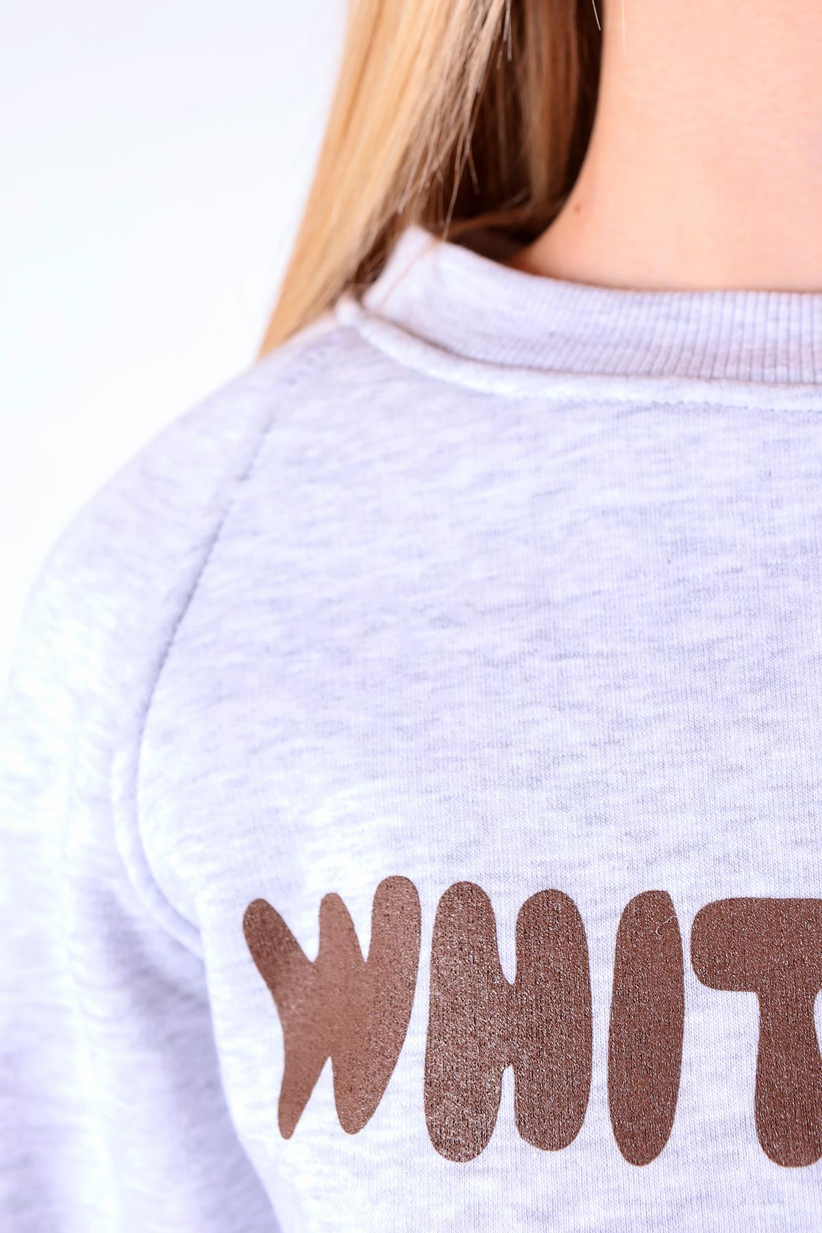 Karmelanj Whıte Fox Baskı Sweat 9149M - 7