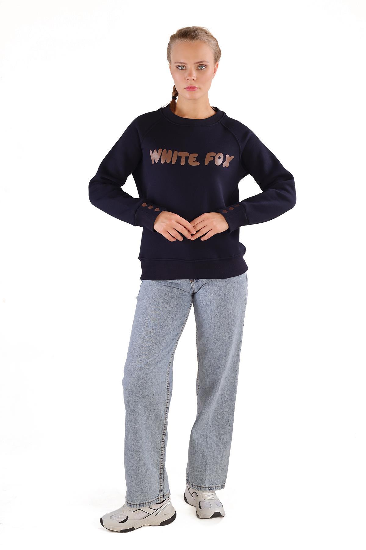 Laci Whıte Fox Baskı Sweat 9149M - 2
