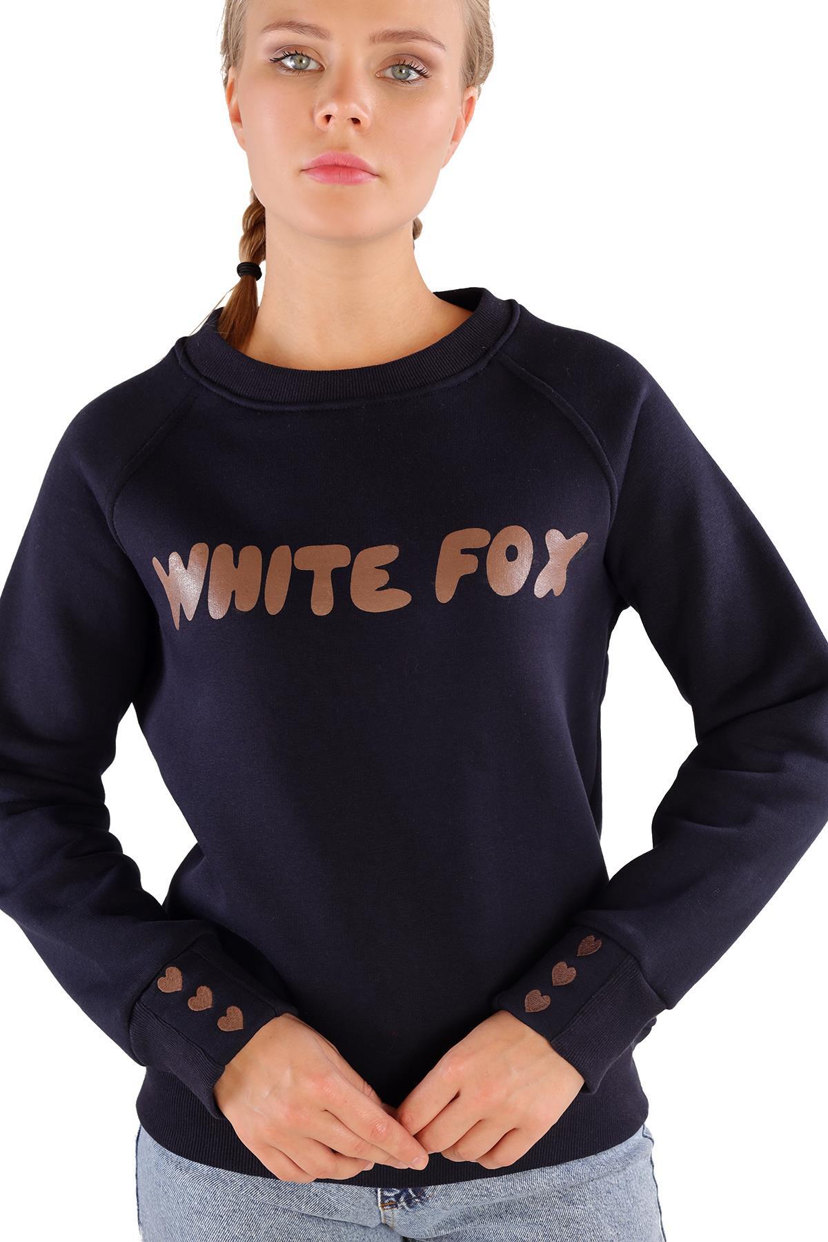 Laci Whıte Fox Baskı Sweat 9149M - 1