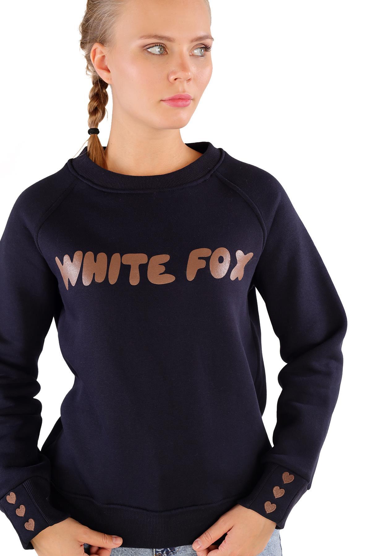Laci Whıte Fox Baskı Sweat 9149M - 6