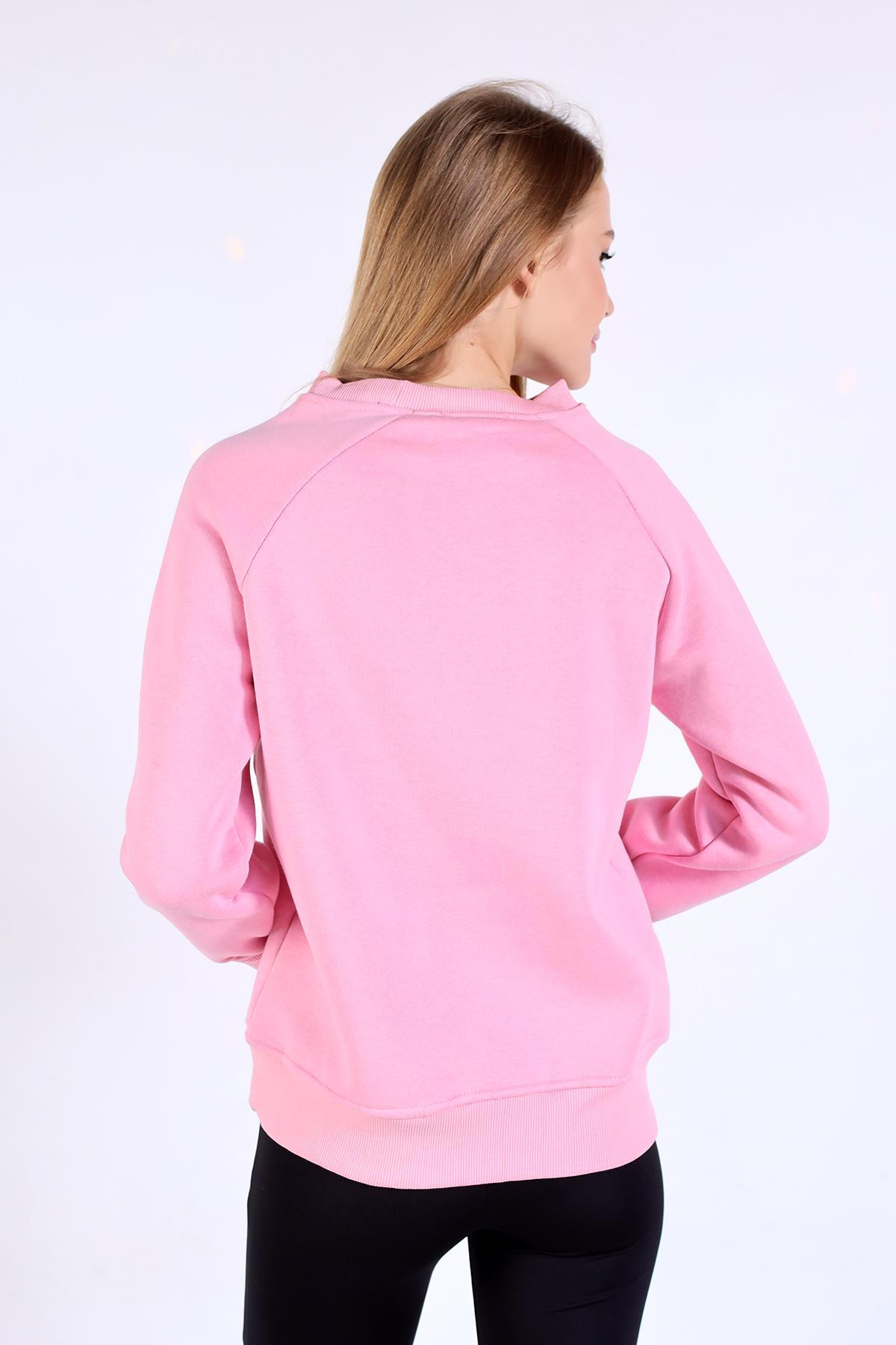 9149M Whıte Fox Bakı Sweat Pembe - 5