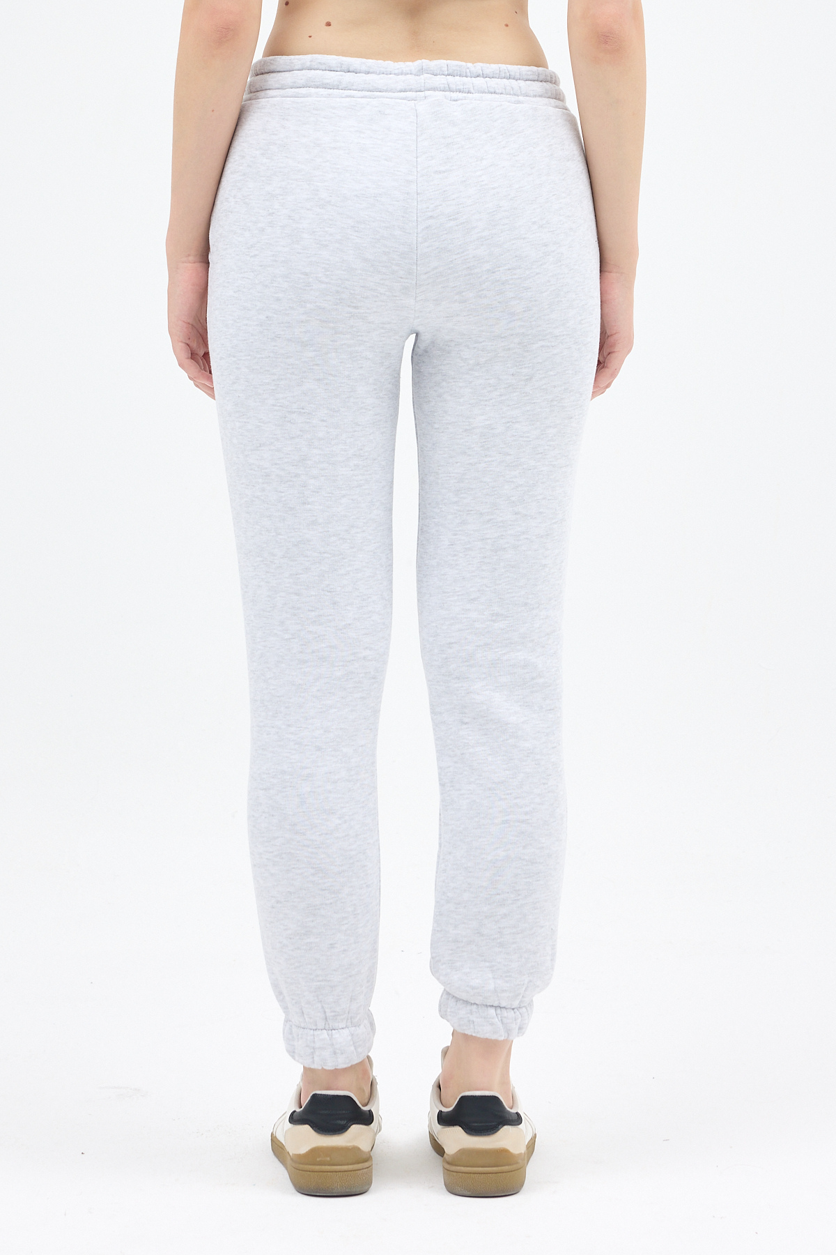 Karmelanj Paçası Lastikli Kadın Jogger Eşofman Altı TCR-9151M - 5