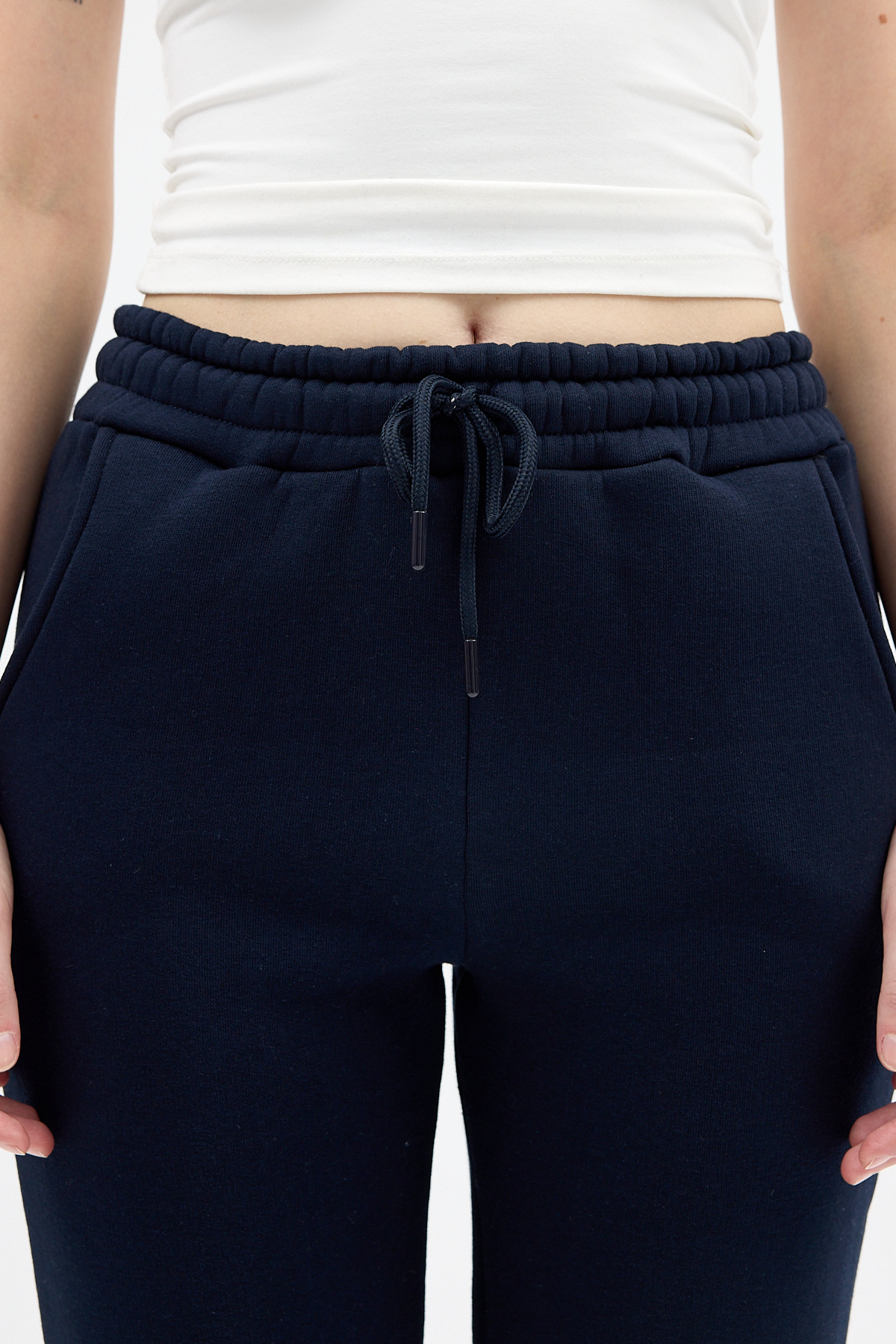 Laci Paçası Lastikli Kadın Jogger Eşofman Altı TCR-9151M - 4