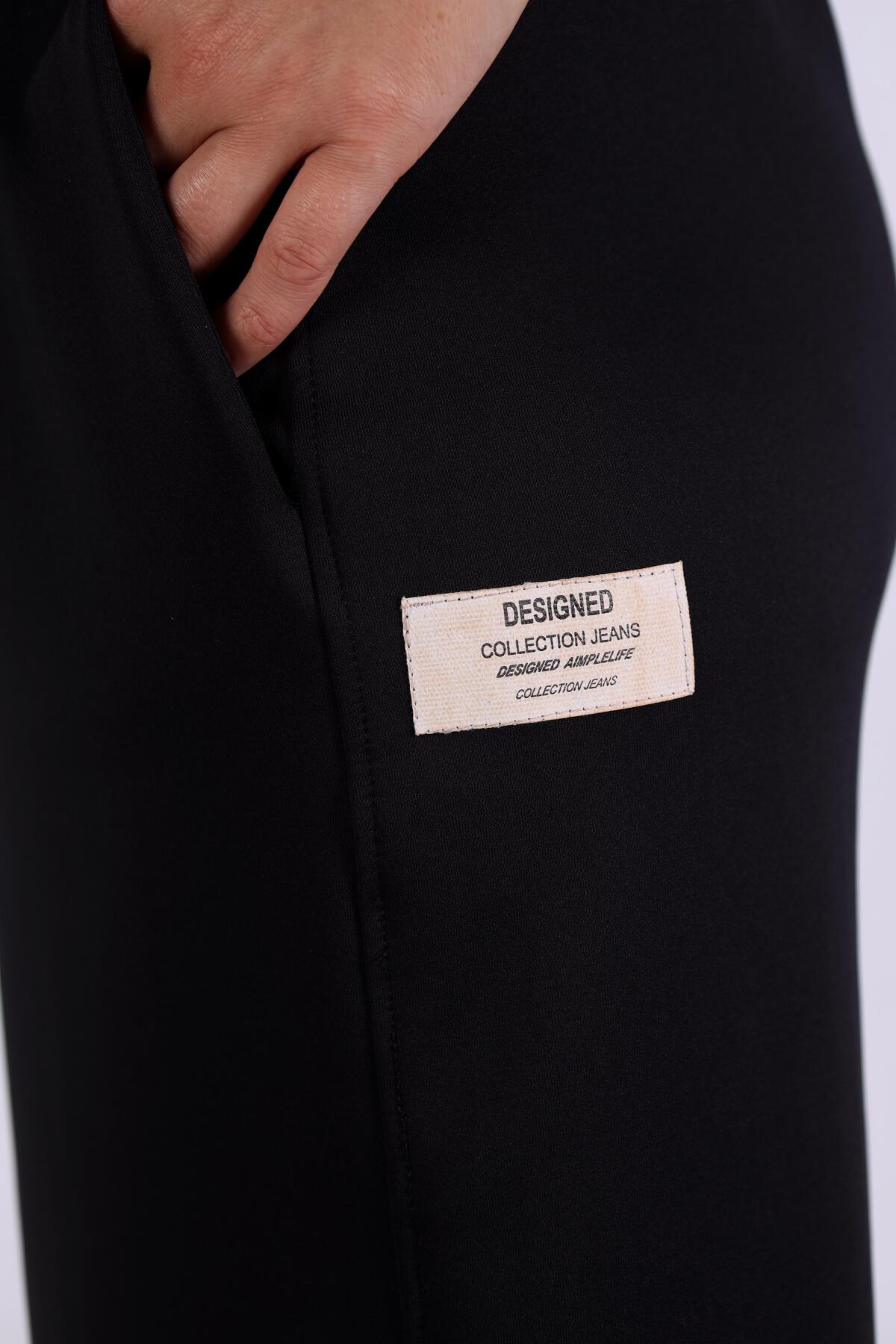 9156M Bel Bağlama Detay Etek Siyah - 4