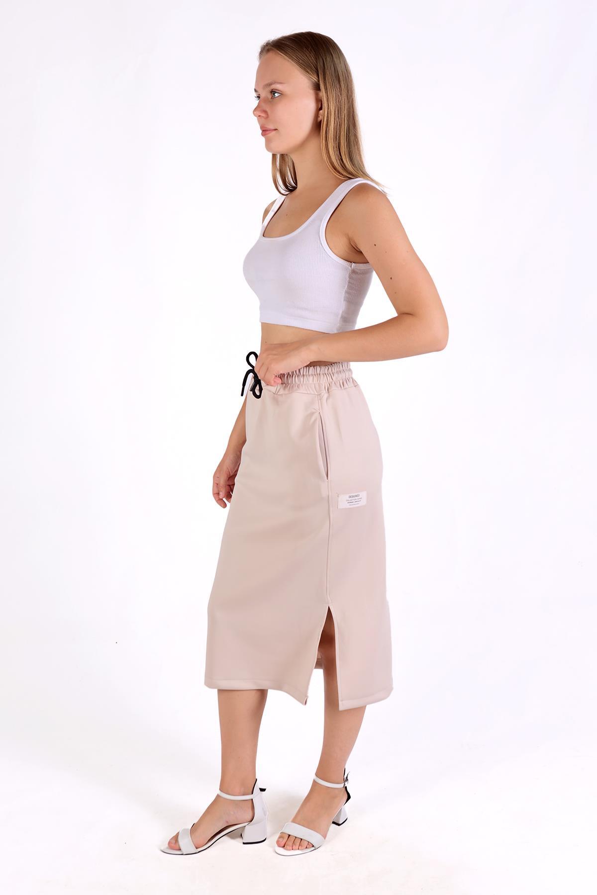 Taş Bel Bağlama Detay Etek 9156M - 2