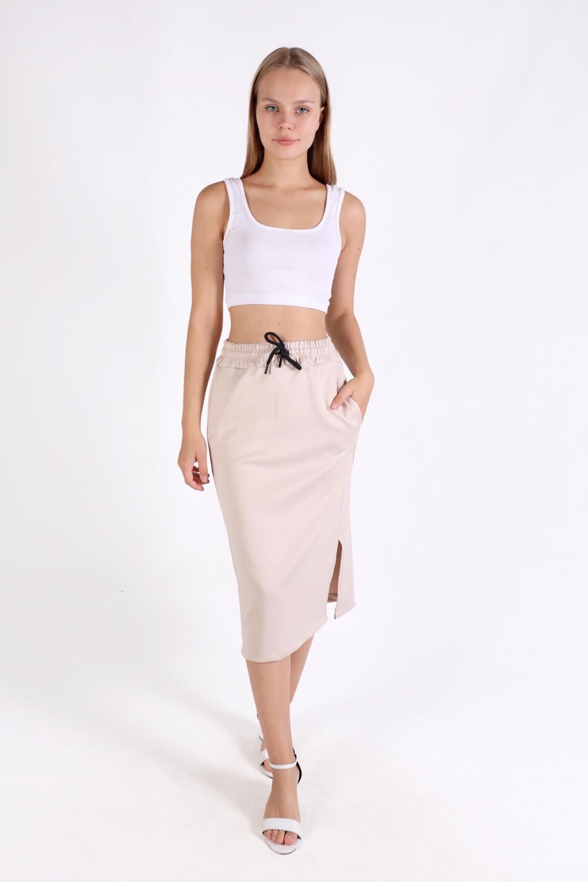 Taş Bel Bağlama Detay Etek 9156M - 6