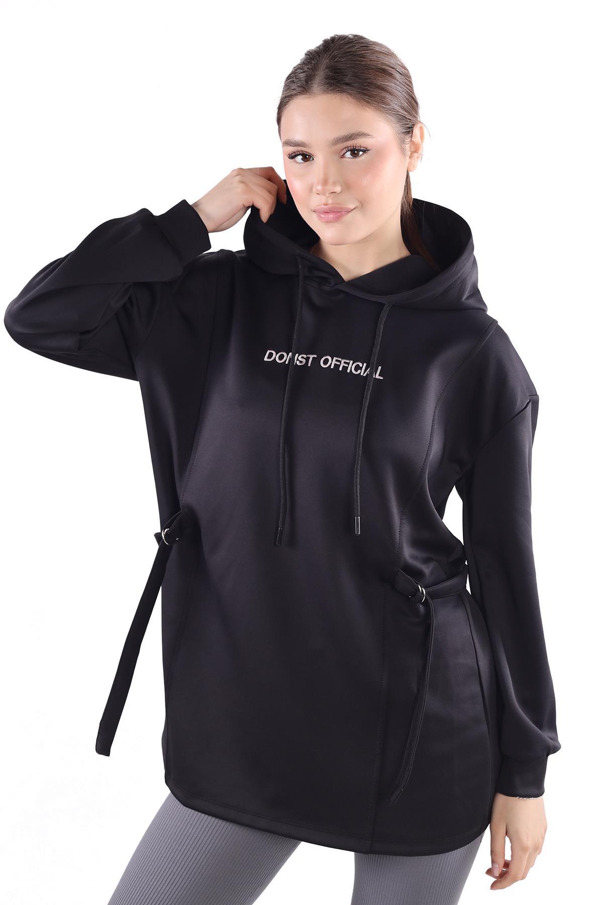 Siyah Yazı Detay Tunik 9158M - 2