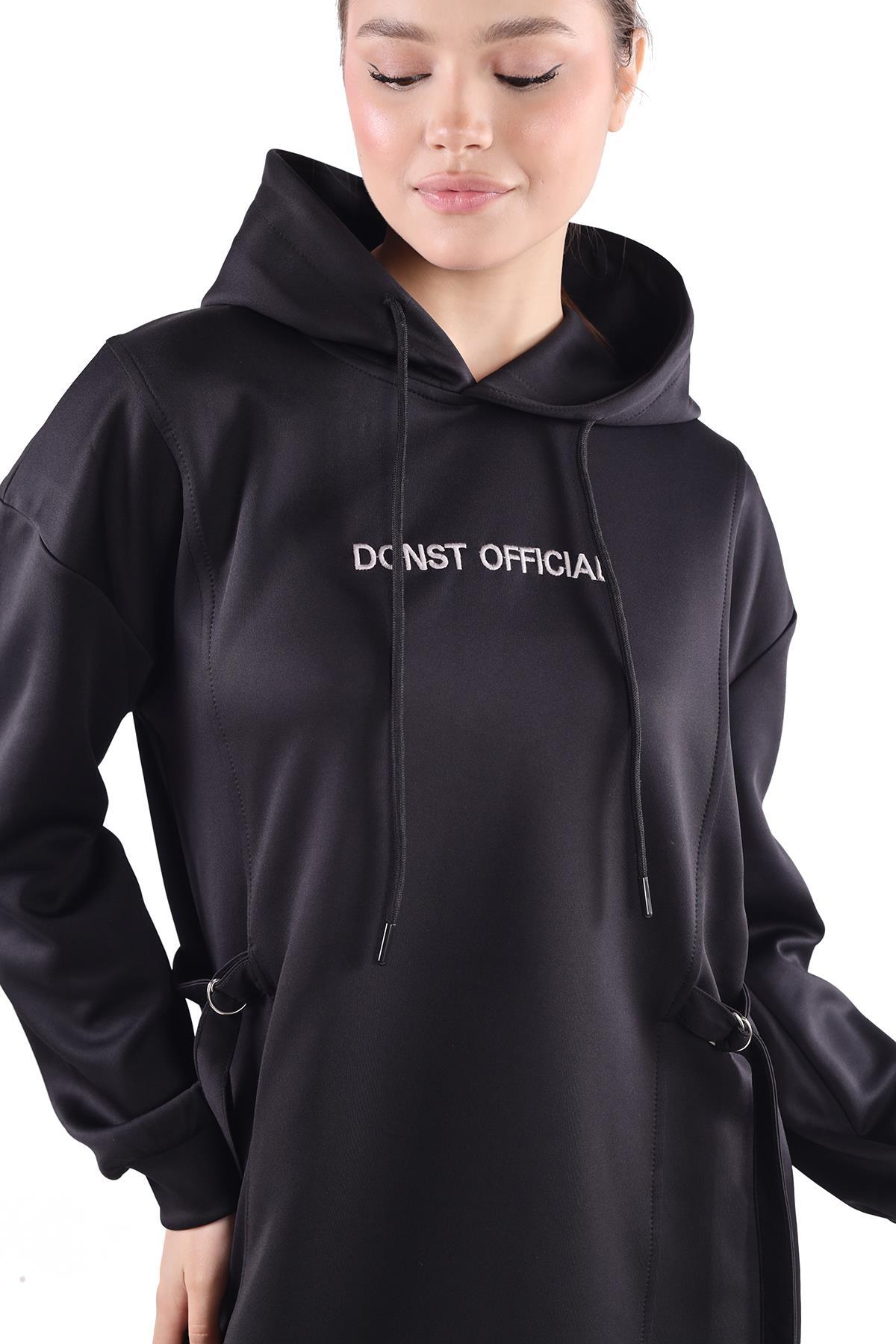 Siyah Yazı Detay Tunik 9158M - 4