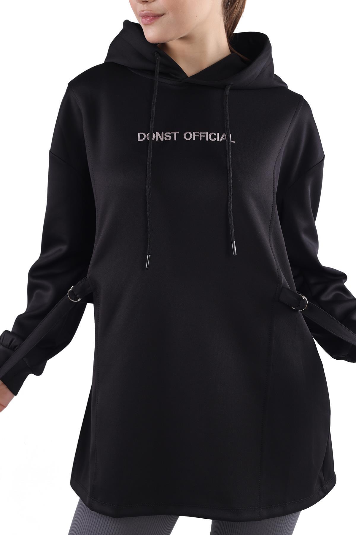 Siyah Yazı Detay Tunik 9158M - 7