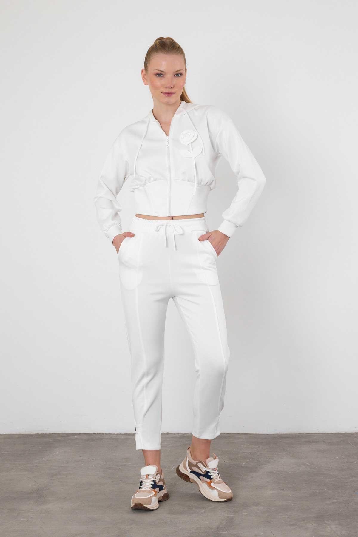 9160M Çiçek Detay Dalgıç Takım Beyaz - RAYS