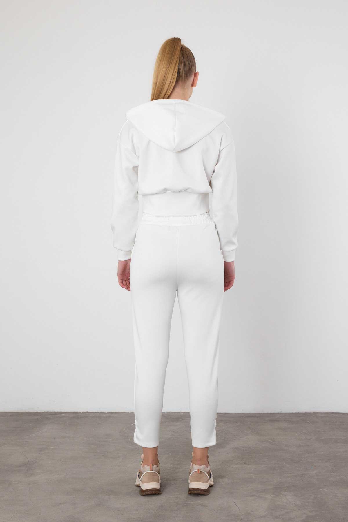 Beyaz Çiçek Detay Dalgıç Takım 9160M - 6