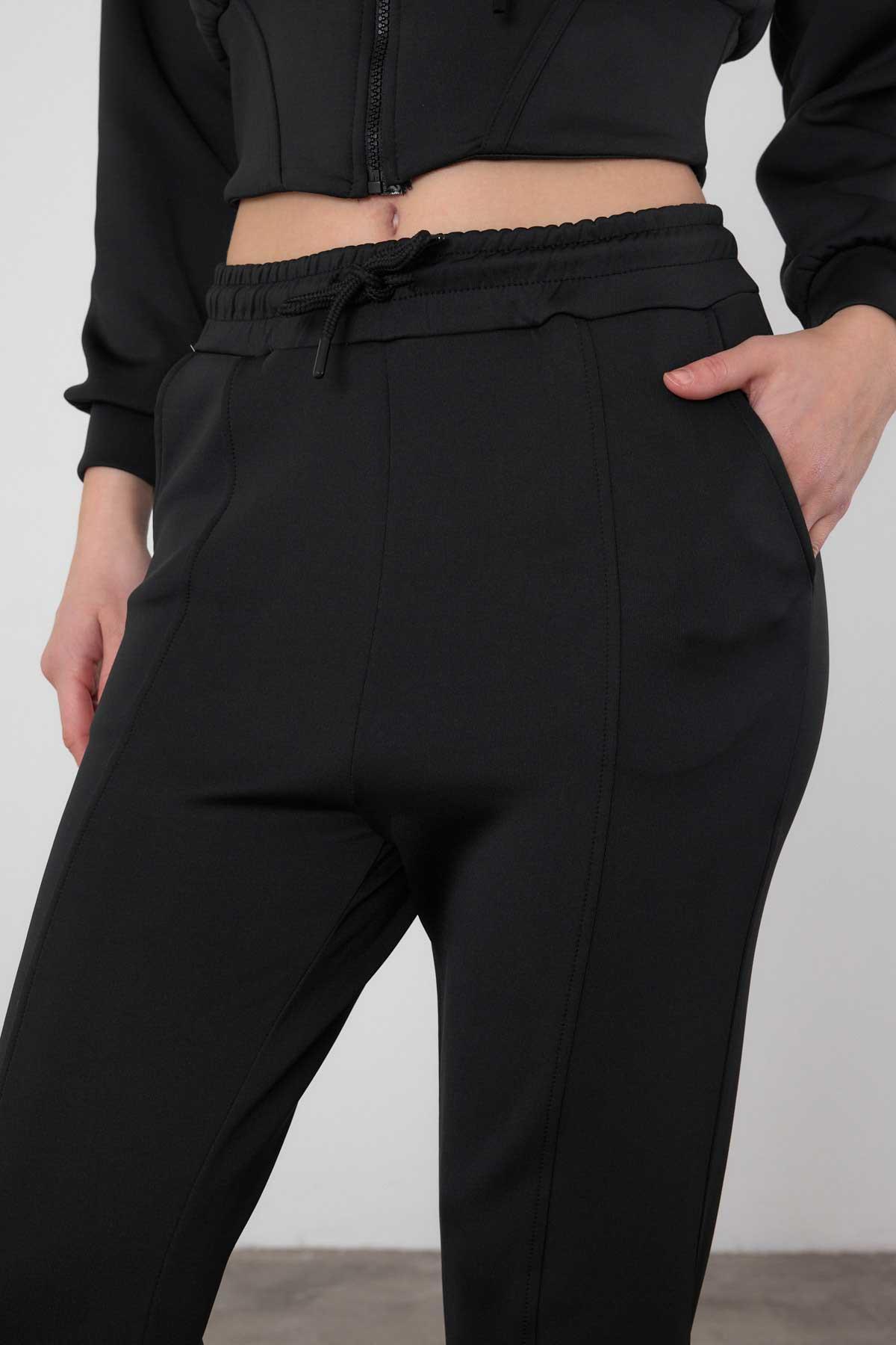 Siyah Çiçek Detay Dalgıç Takım 9160M - 3